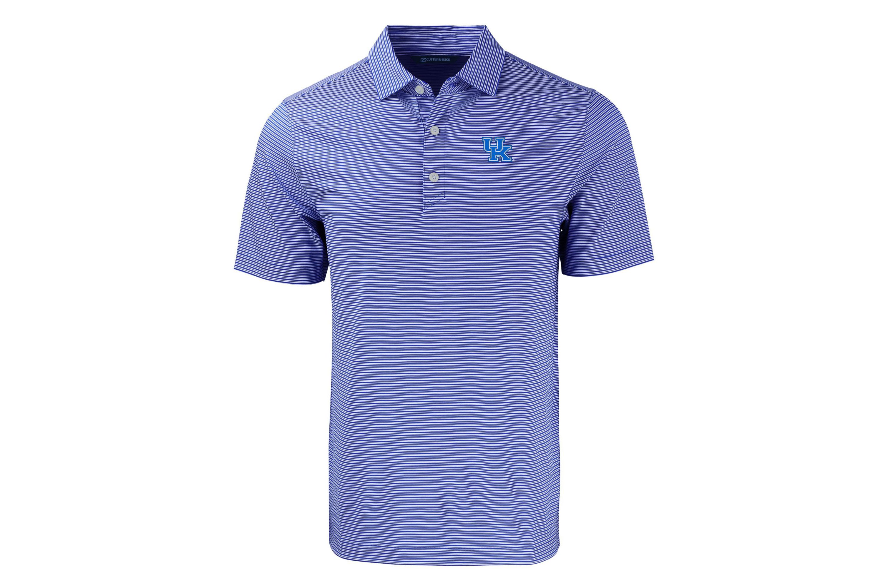NCAA Kentucky Wildcats Forge Eco Double Stripe Stretch Recycled Polo