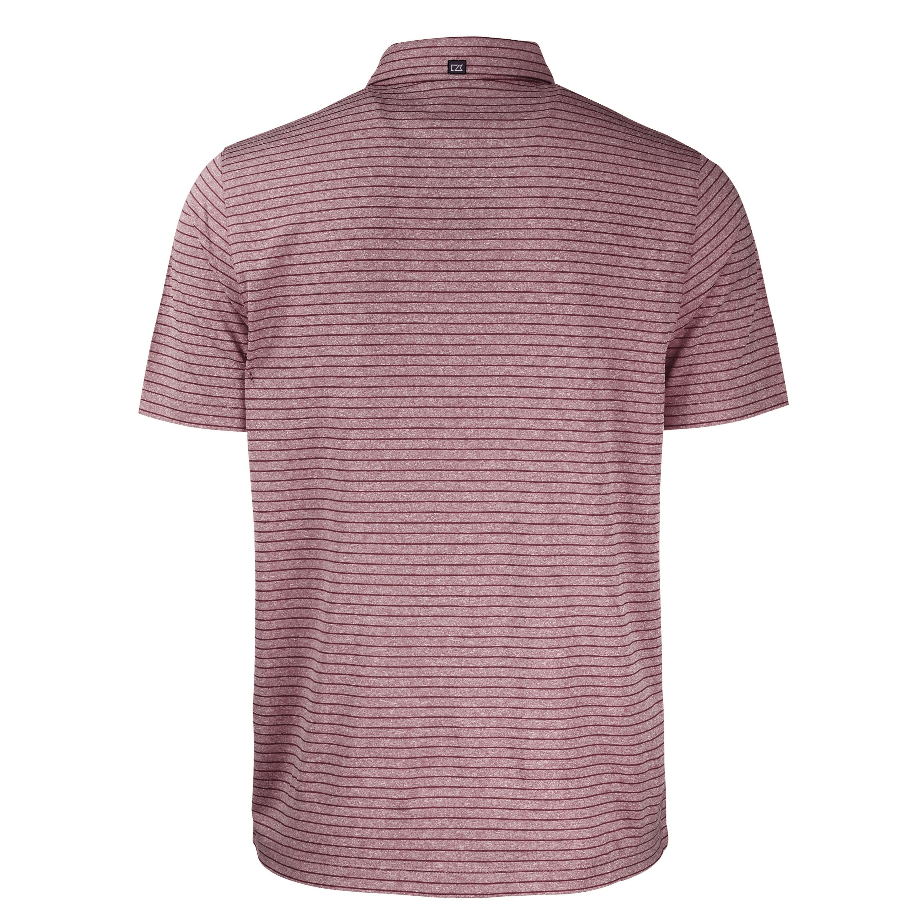 NCAA Texas A&M Aggies Forge Eco Heather Stripe Stretch Recycled Polo