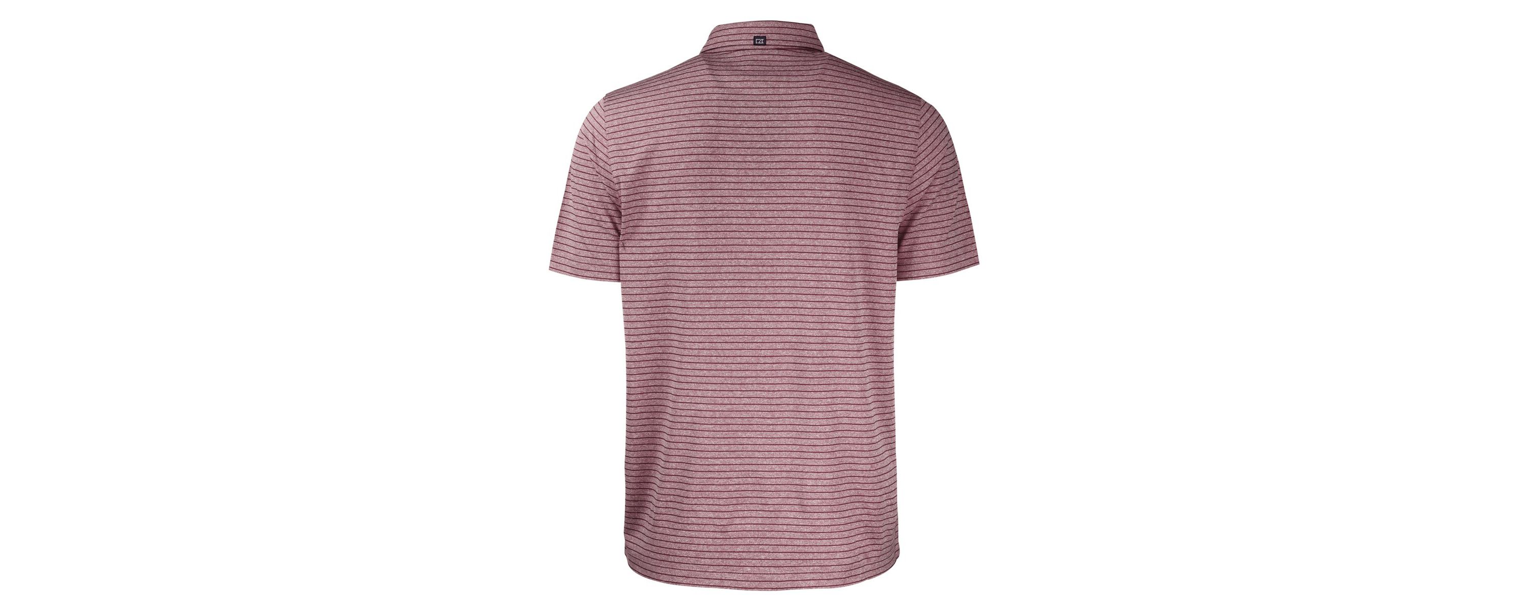 NCAA Texas A&M Aggies Forge Eco Heather Stripe Stretch Recycled Polo