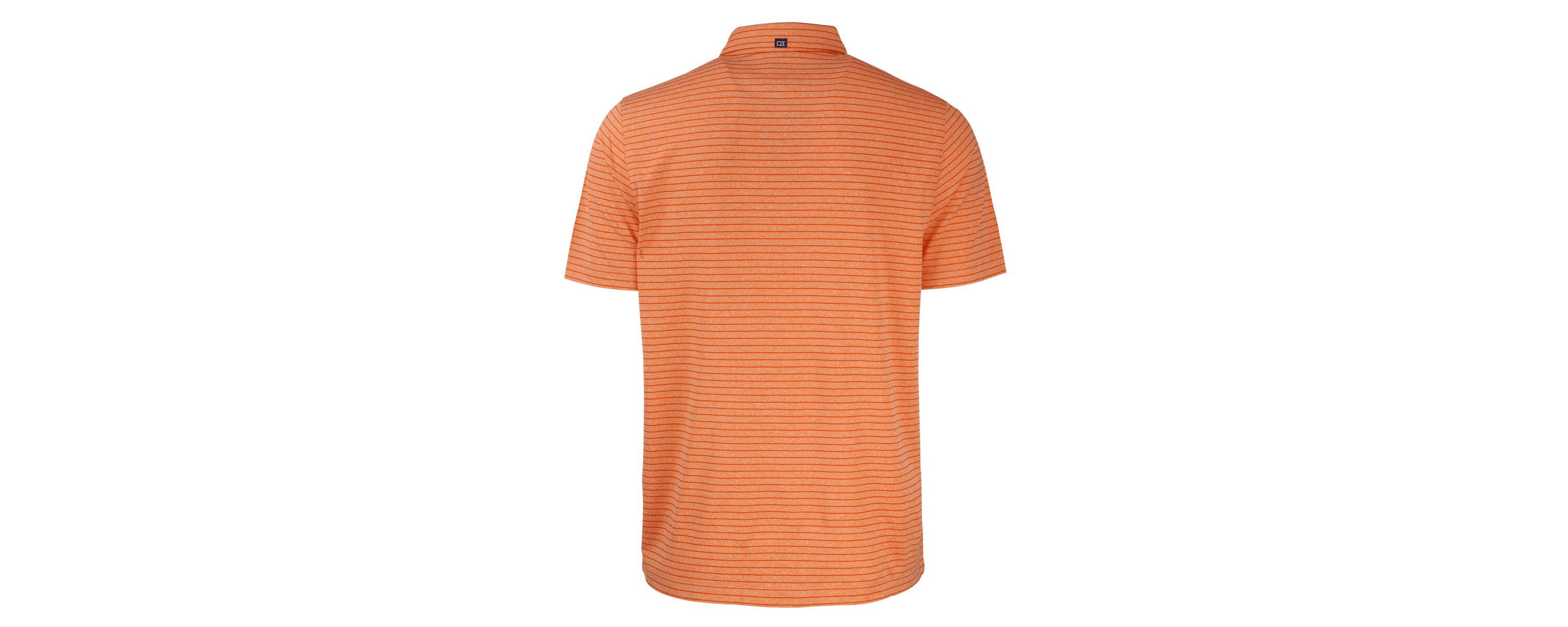 NCAA Virginia Cavaliers Forge Eco Heather Stripe Stretch Recycled Polo