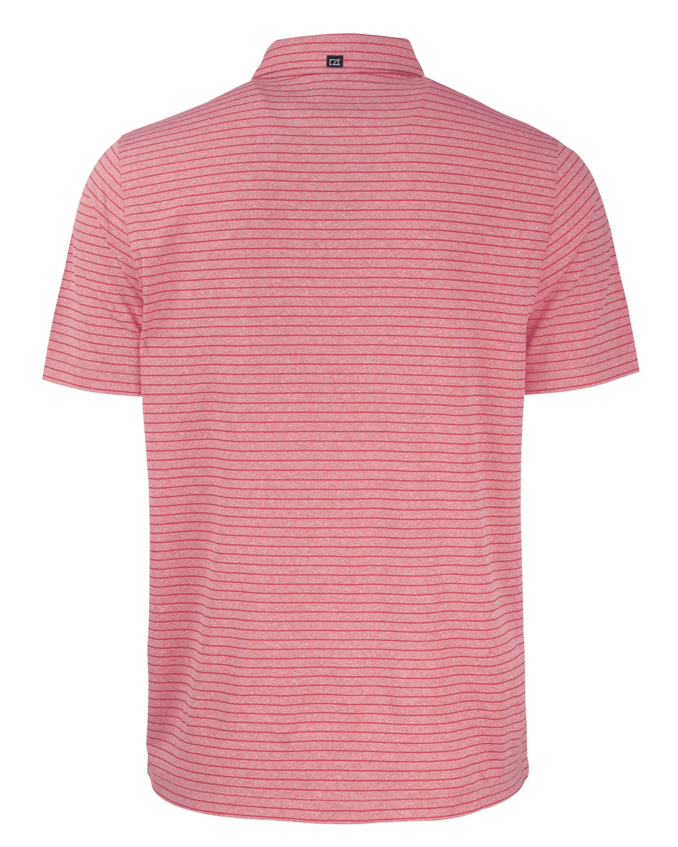 NCAA Georgia Bulldogs Forge Eco Heather Stripe Stretch Recycled Polo