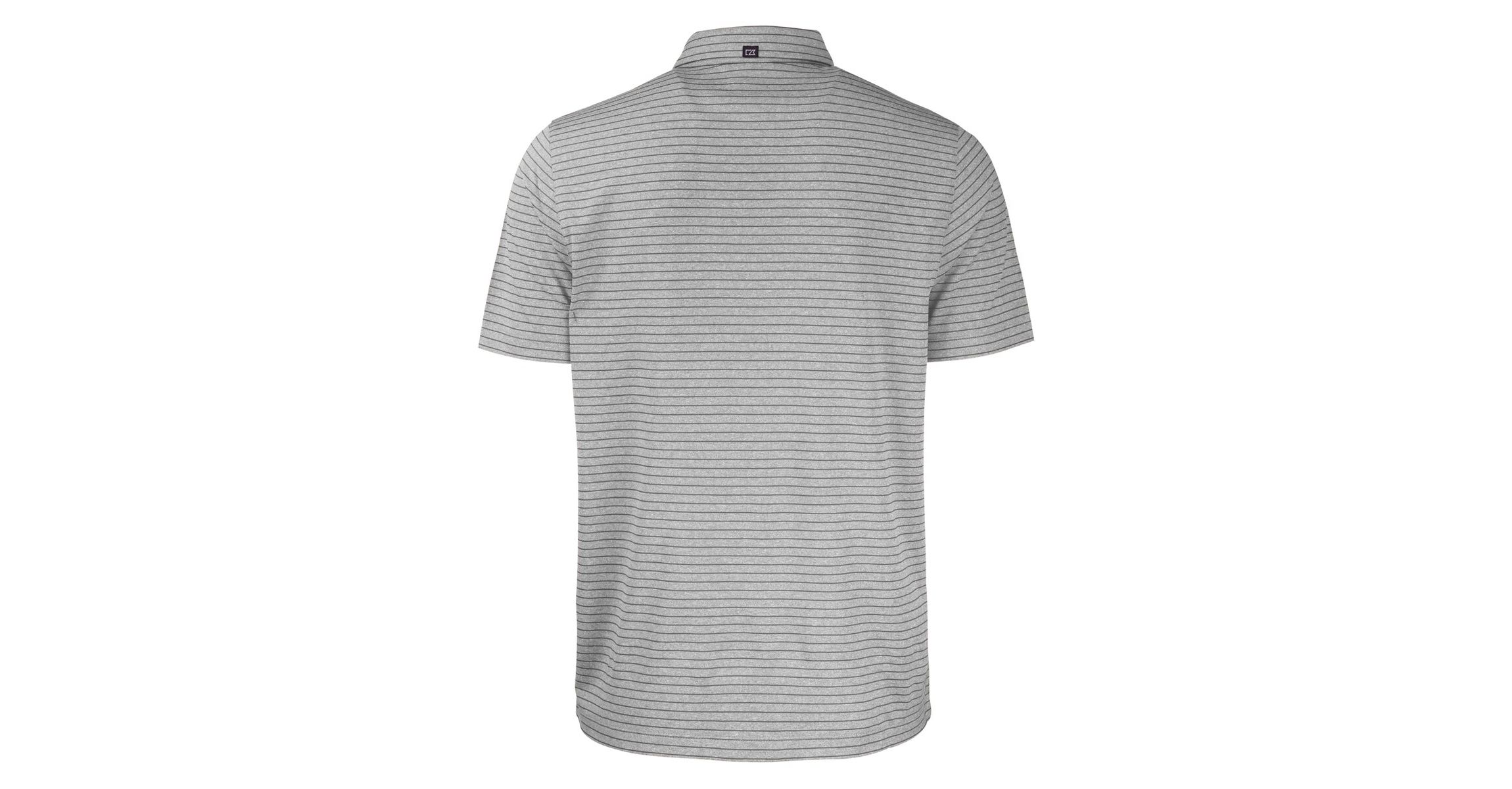 NCAA Clemson Tigers Forge Eco Heather Stripe Stretch Recycled Polo