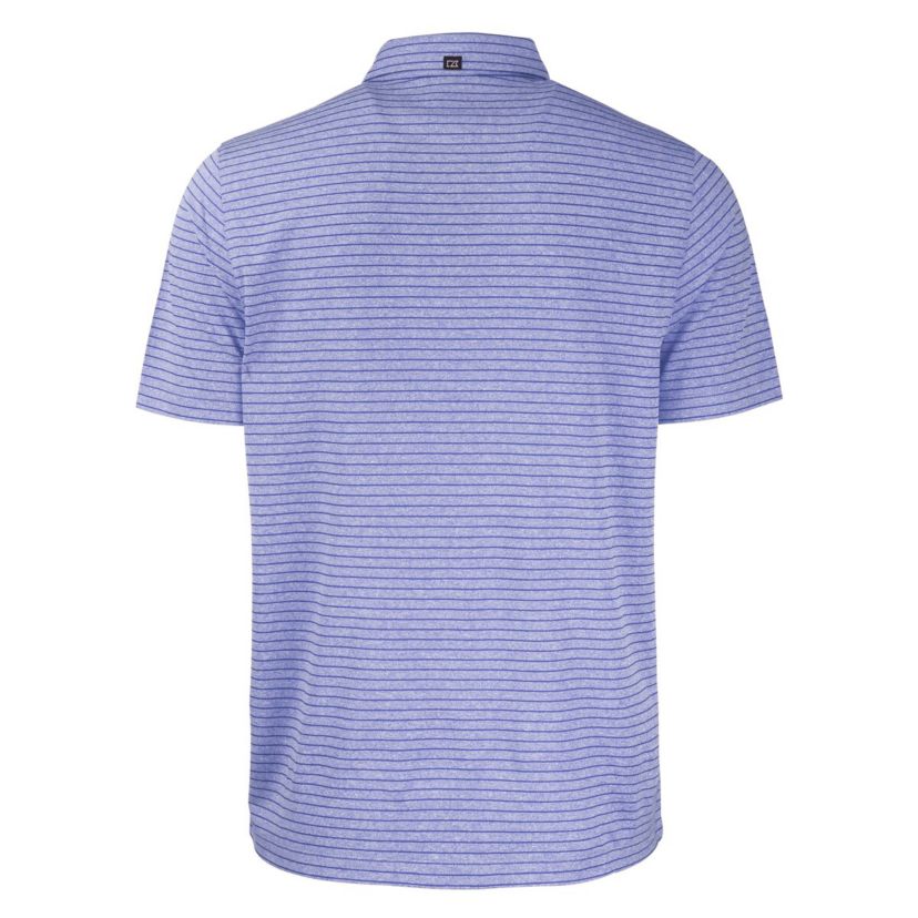 NCAA Kentucky Wildcats Forge Eco Heather Stripe Stretch Recycled Polo