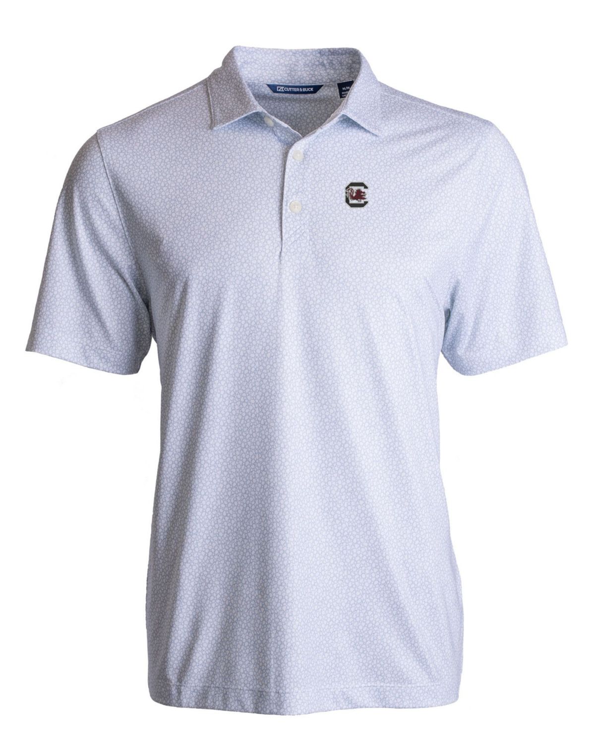 NCAA South Carolina Gamecocks Pike Eco Pebble Print Stretch Recycled Polo