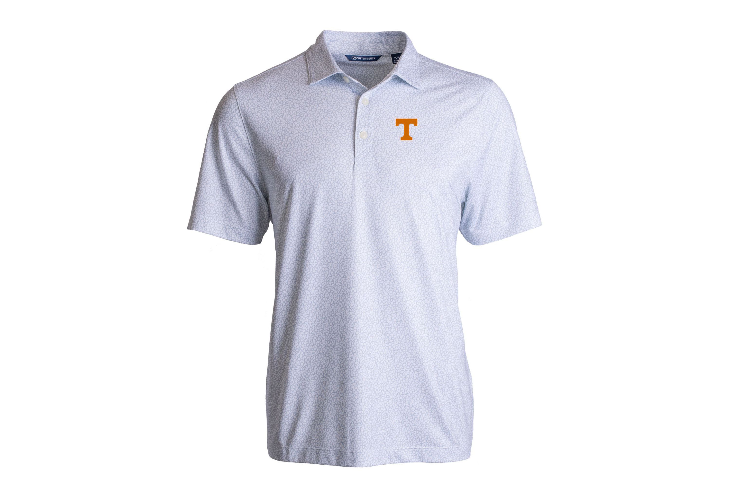 NCAA Tennessee Volunteers Pike Eco Pebble Print Stretch Recycled Polo