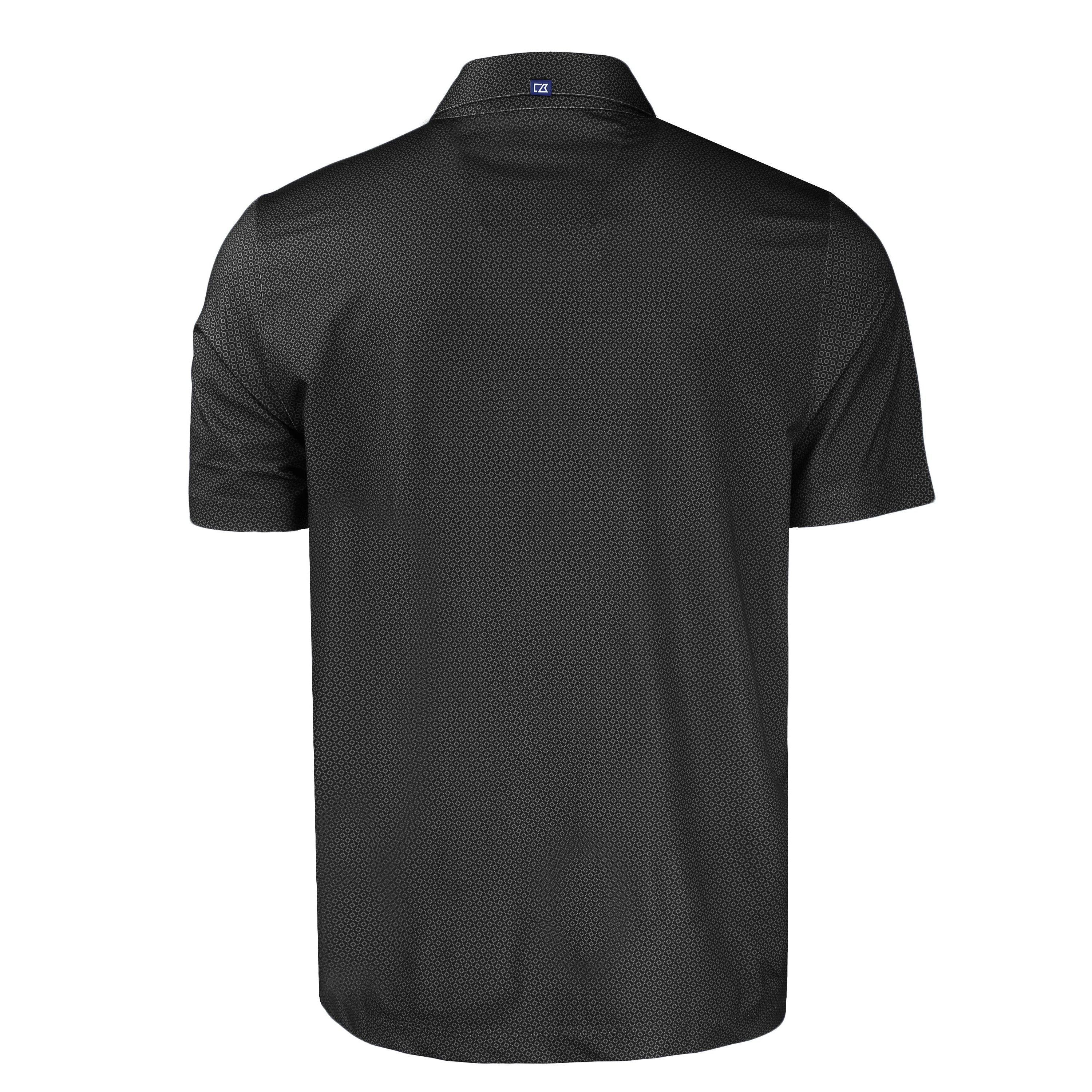 NCAA Vanderbilt Commodores Pike Eco Tonal Geo Print Stretch Recycled Polo