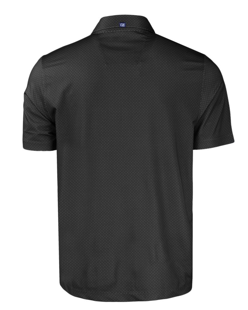 NCAA Vanderbilt Commodores Pike Eco Tonal Geo Print Stretch Recycled Polo
