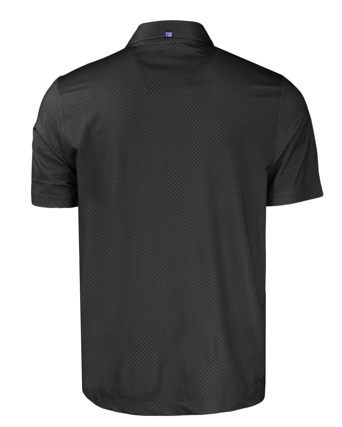 NCAA West Virginia Mountaineers Pike Eco Tonal Geo Print Stretch Recycled Polo