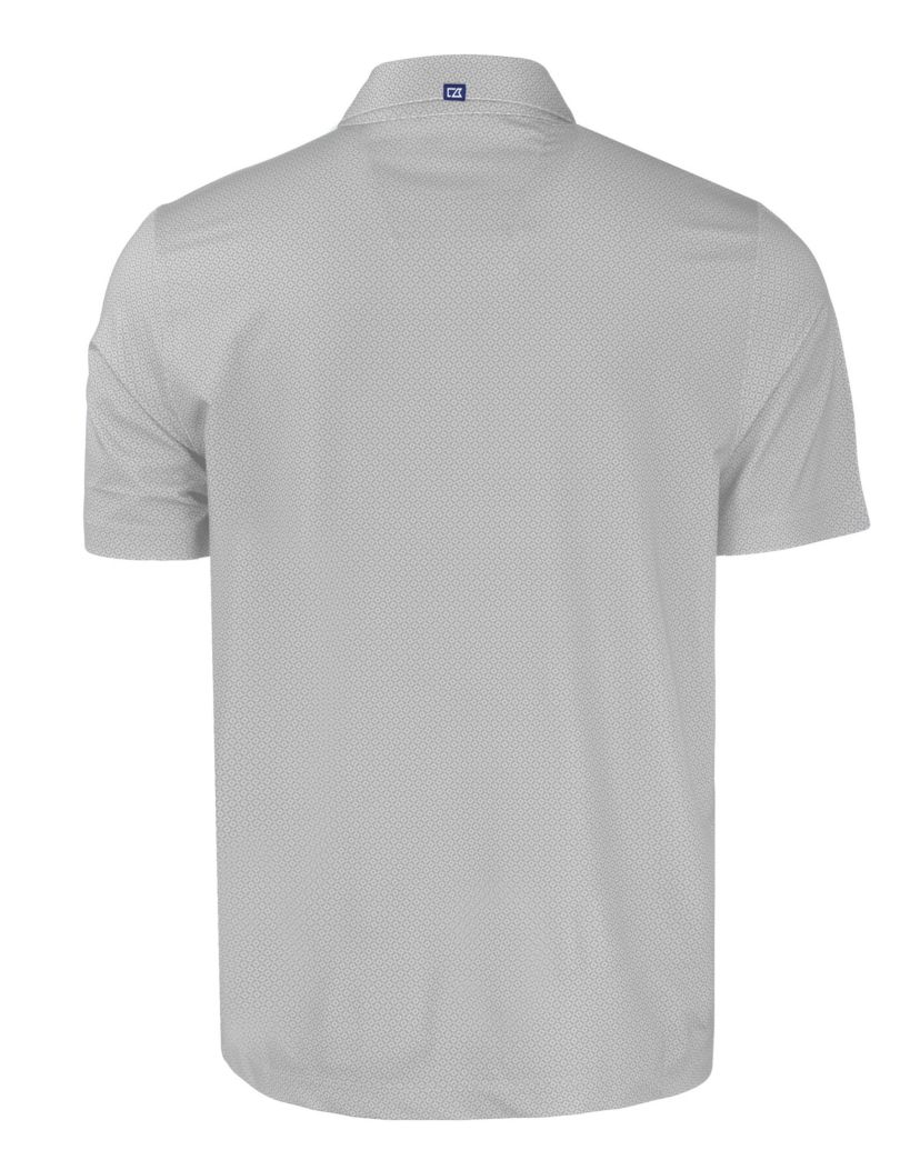 NCAA Georgia Tech Yellow Jackets Pike Eco Tonal Geo Print Stretch Recycled Polo