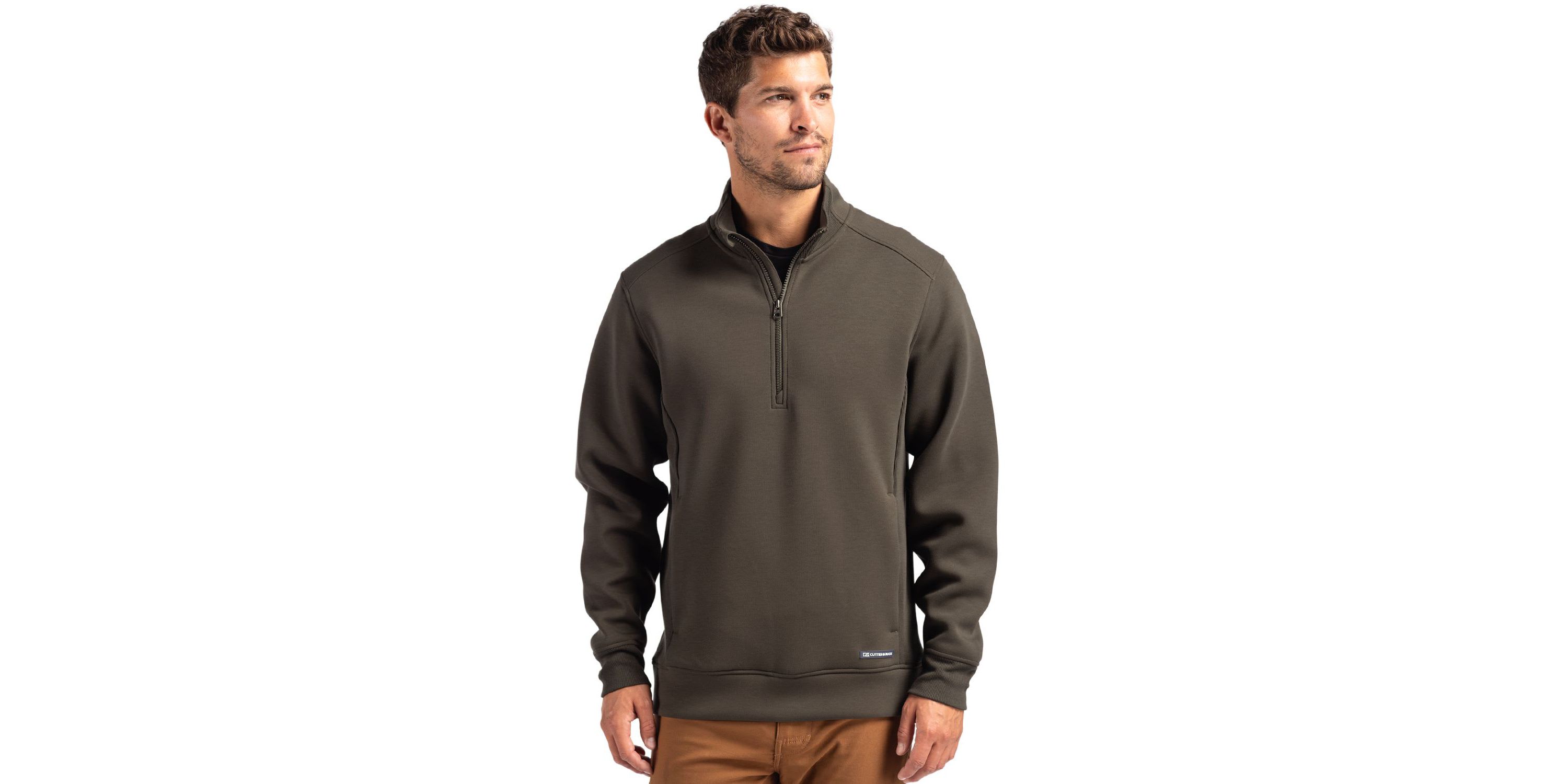 Cutter & Buck Roam Eco Recycled Quarter Zip Mens Pullover
