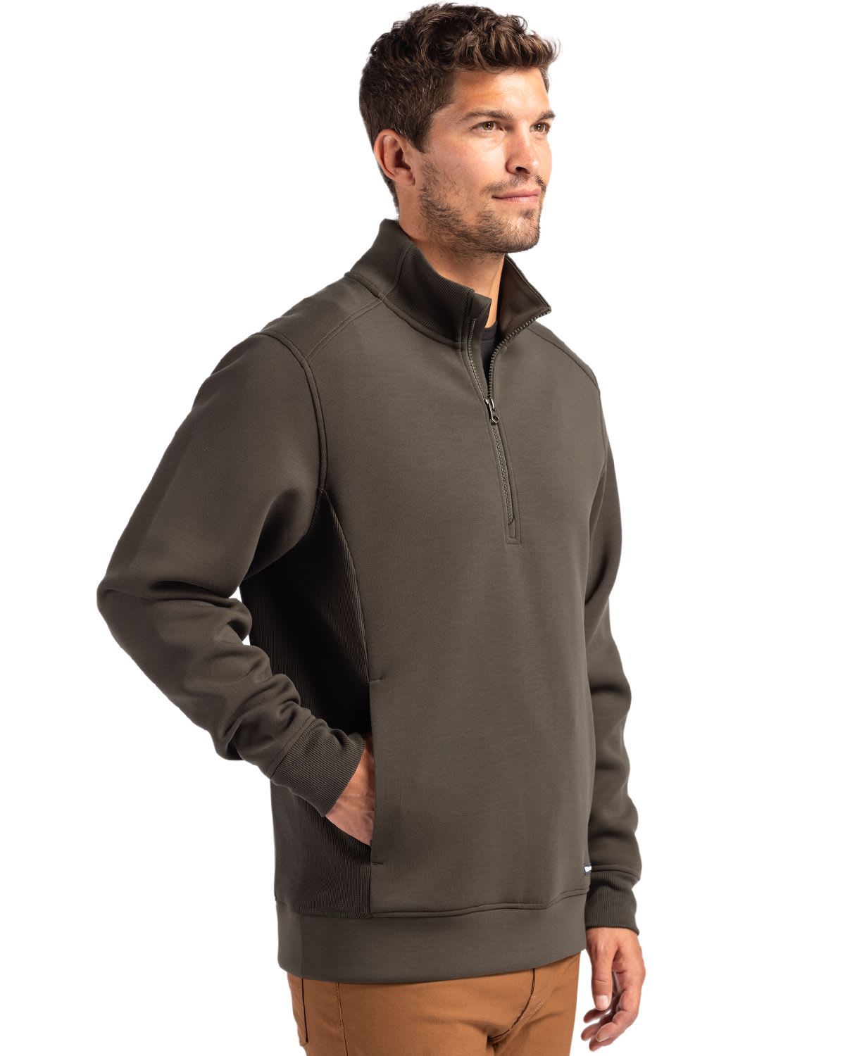 Cutter & Buck Roam Eco Recycled Quarter Zip Mens Pullover