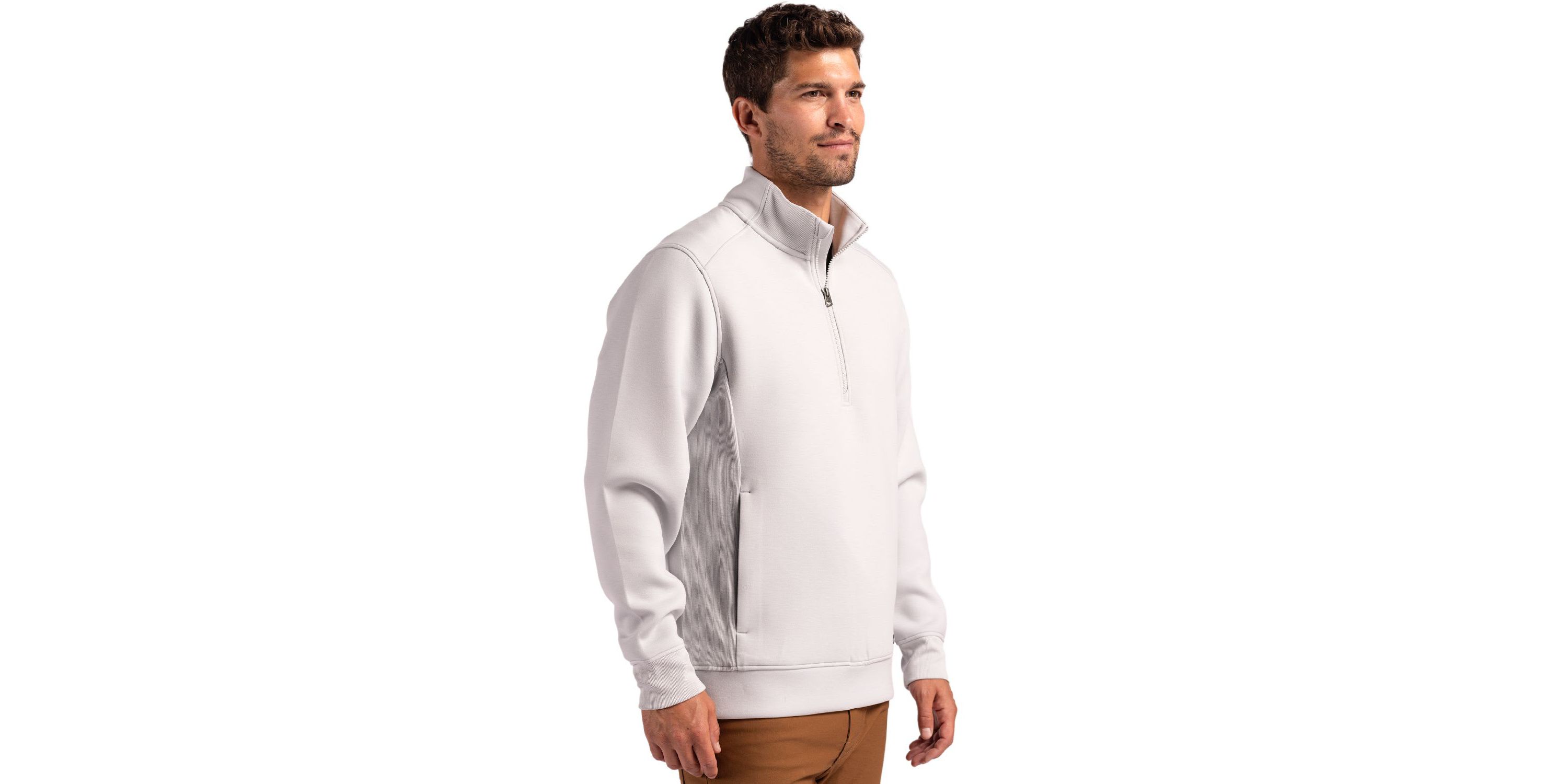 Cutter & Buck Roam Eco Recycled Quarter Zip Mens Pullover