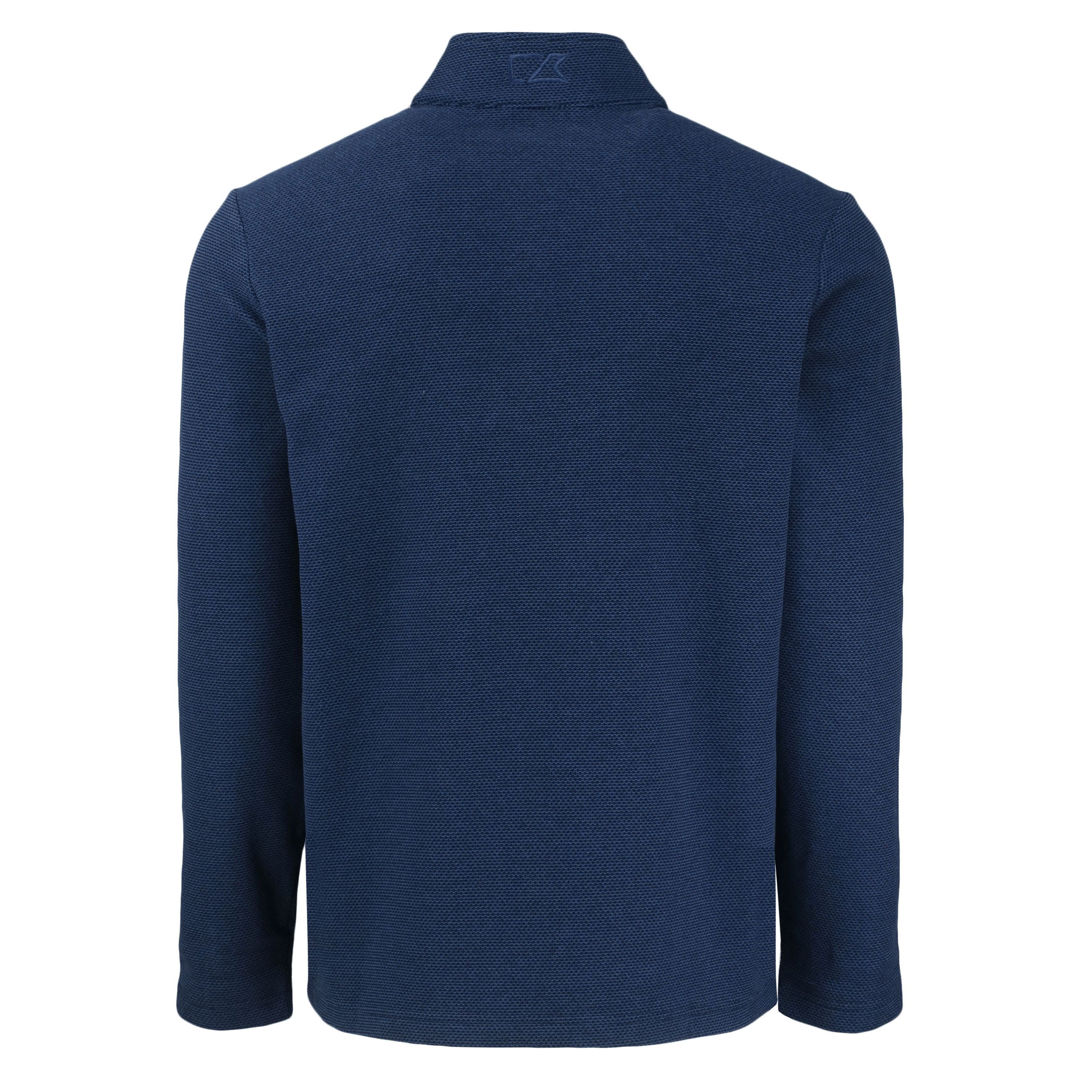 Cutter & Buck Hunts Point Eco Textured Fleece Recycled Mens Snap Pullover