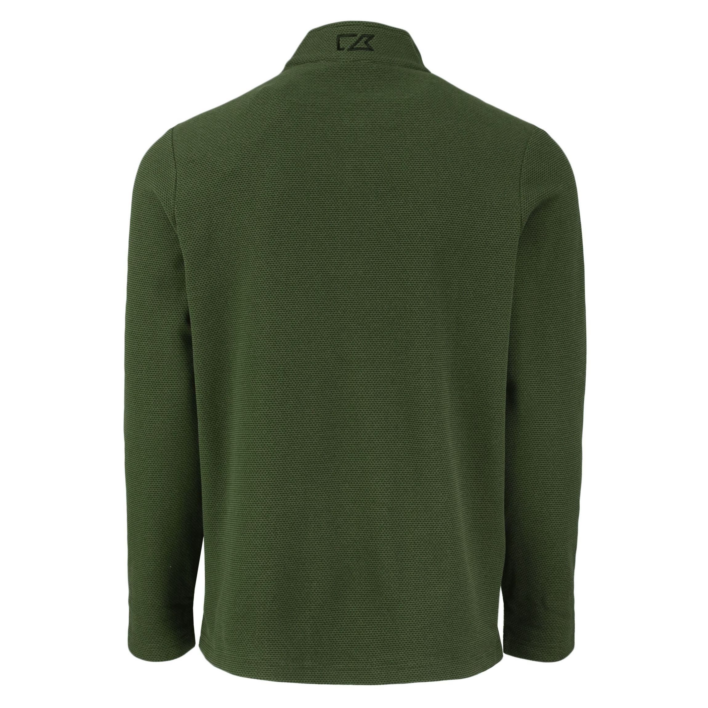 Cutter & Buck Hunts Point Eco Textured Fleece Recycled Mens Snap Pullover
