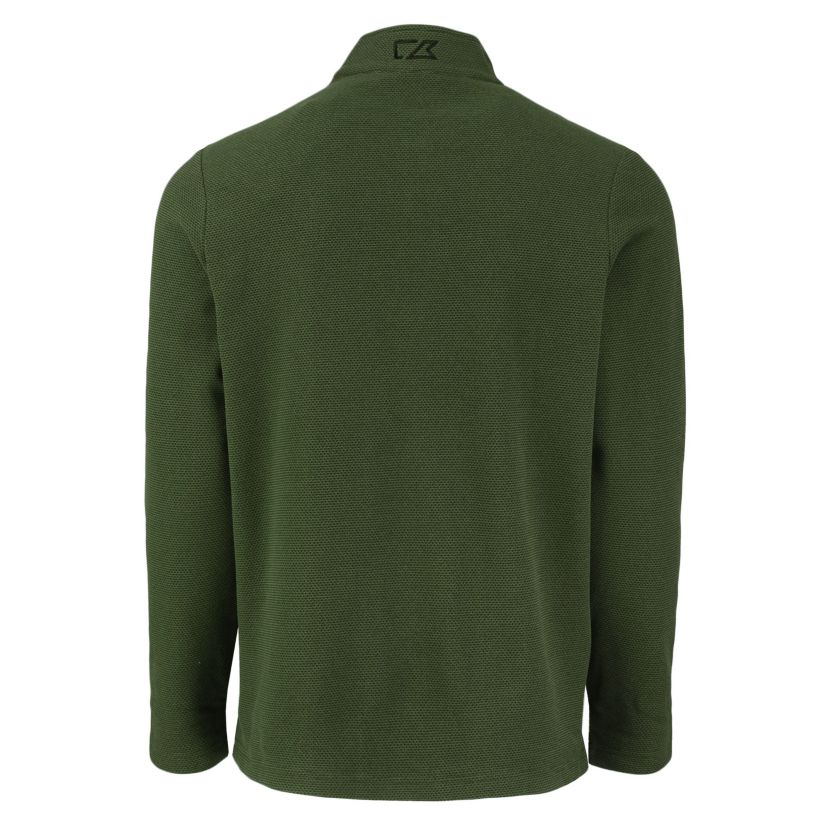 Cutter & Buck Hunts Point Eco Textured Fleece Recycled Mens Snap Pullover