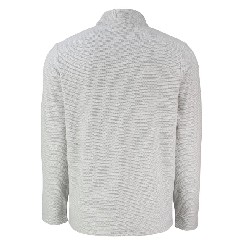 Cutter & Buck Hunts Point Eco Textured Fleece Recycled Mens Snap Pullover