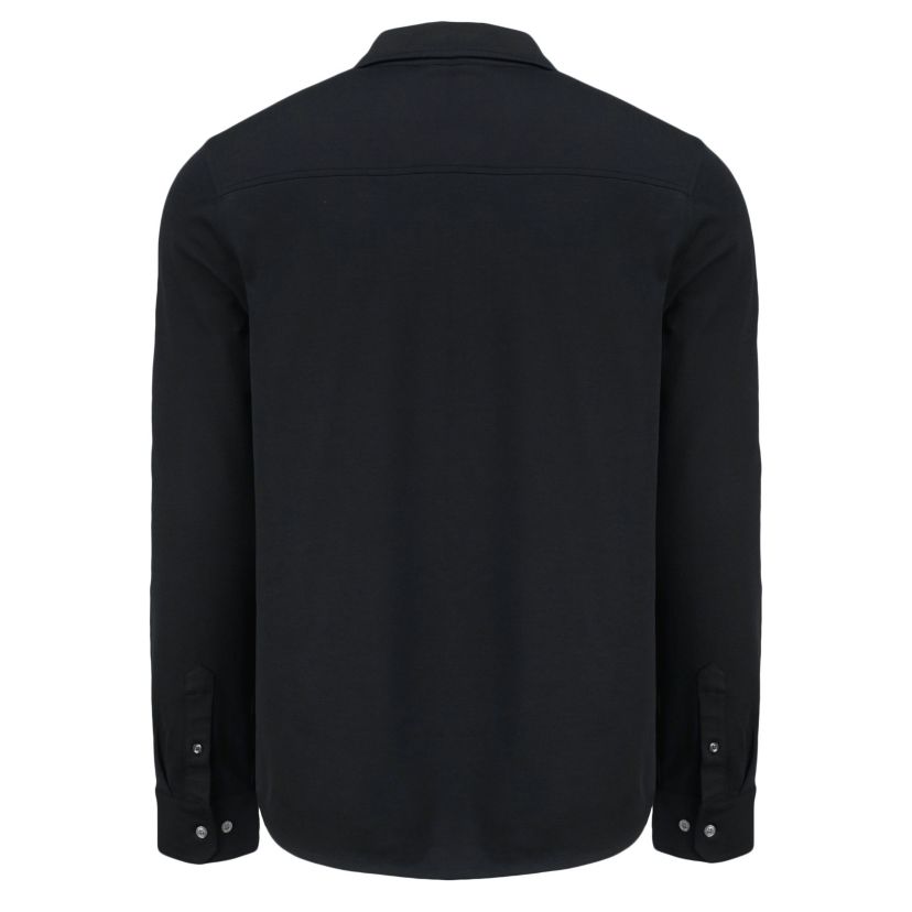 Cutter & Buck Advantage Tri-Blend Eco Soft Pique Long Sleeve Knitted Mens Button Down