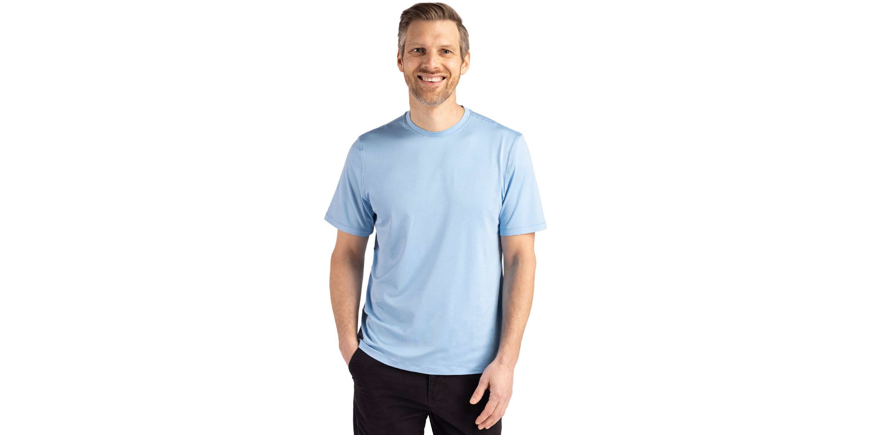 Cutter & Buck Coastline Epic Comfort Recycled Mens Short Sleeve Tee
