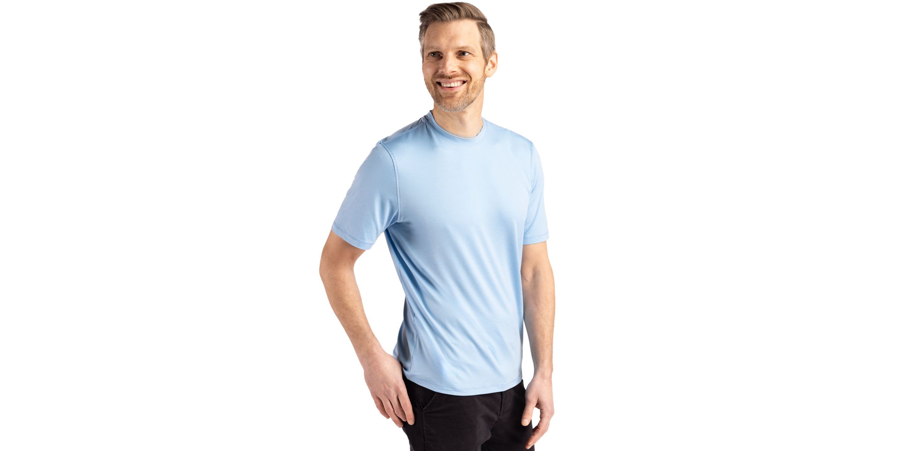 Cutter & Buck Coastline Epic Comfort Recycled Mens Short Sleeve Tee