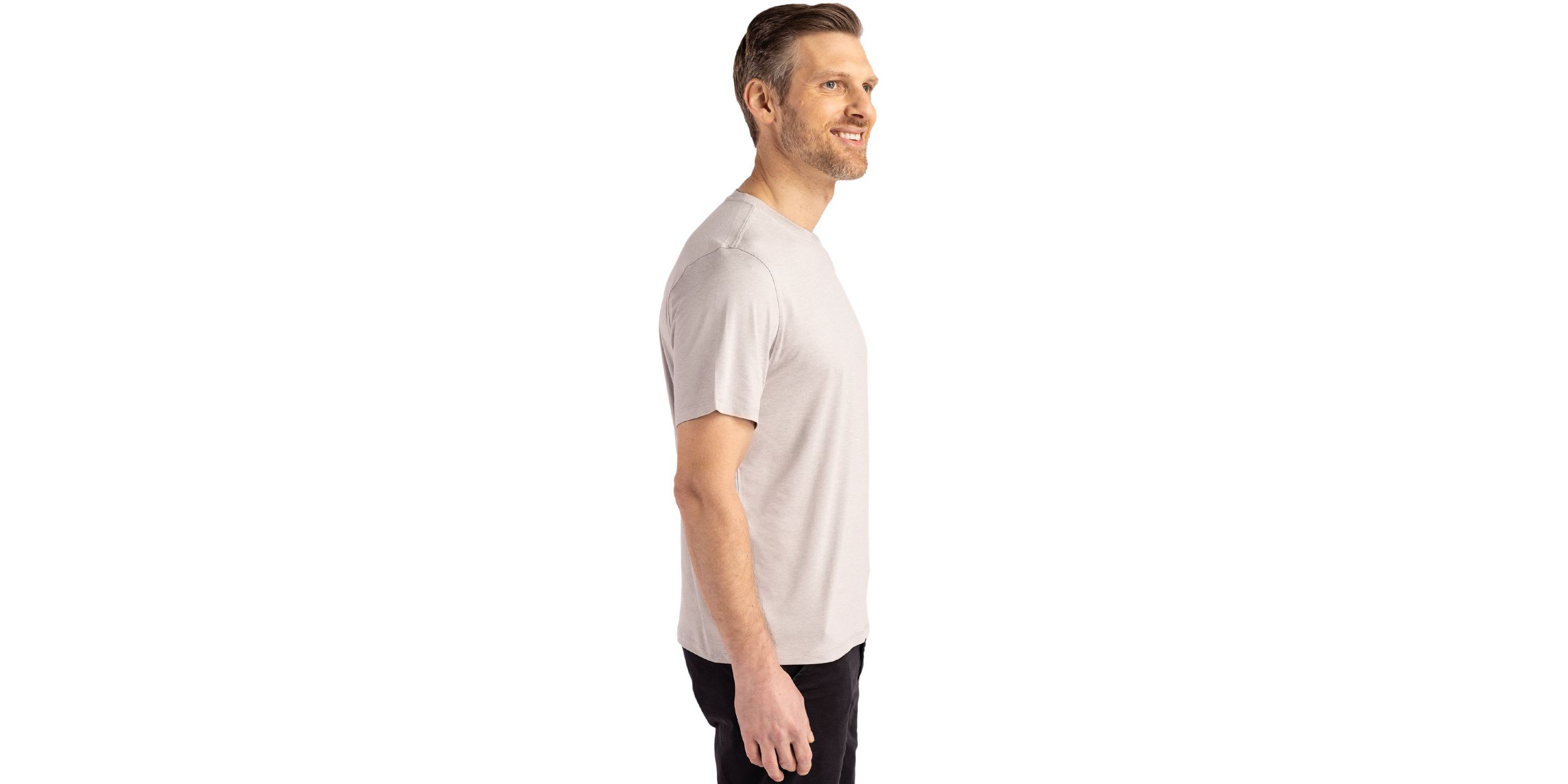 Cutter & Buck Coastline Epic Comfort Recycled Mens Short Sleeve Tee