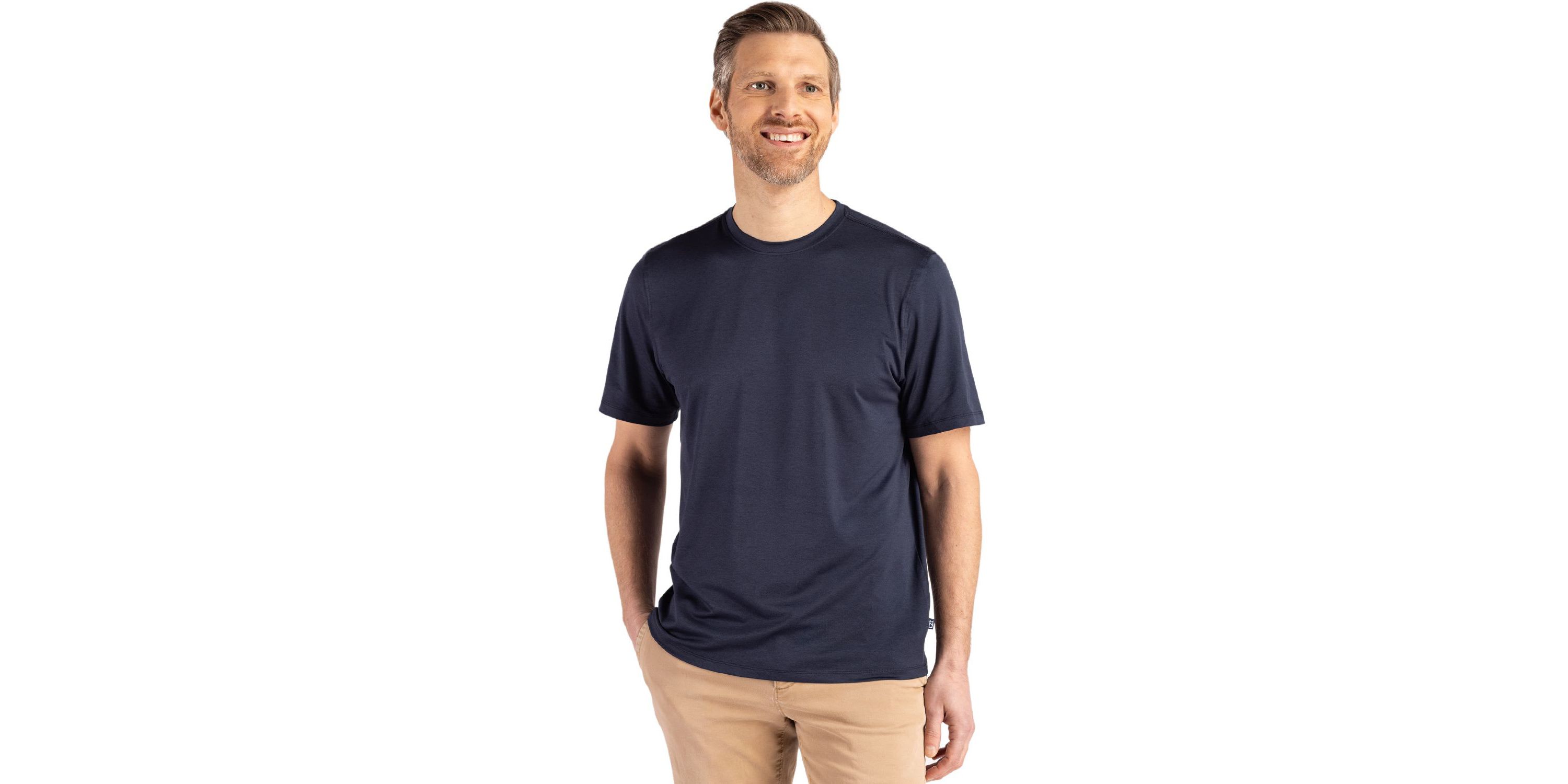 Cutter & Buck Coastline Epic Comfort Recycled Mens Short Sleeve Tee