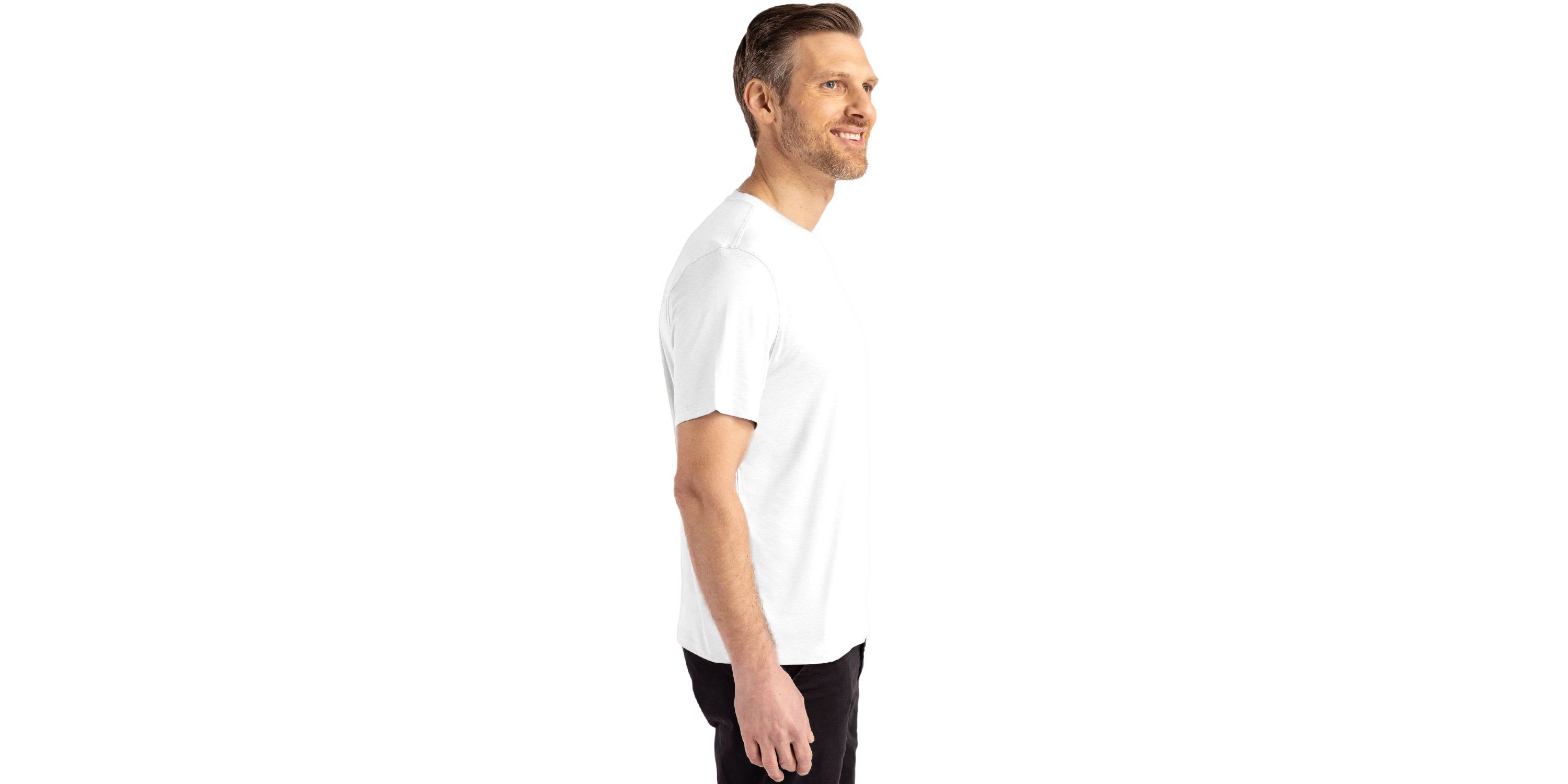 Cutter & Buck Coastline Epic Comfort Recycled Mens Short Sleeve Tee