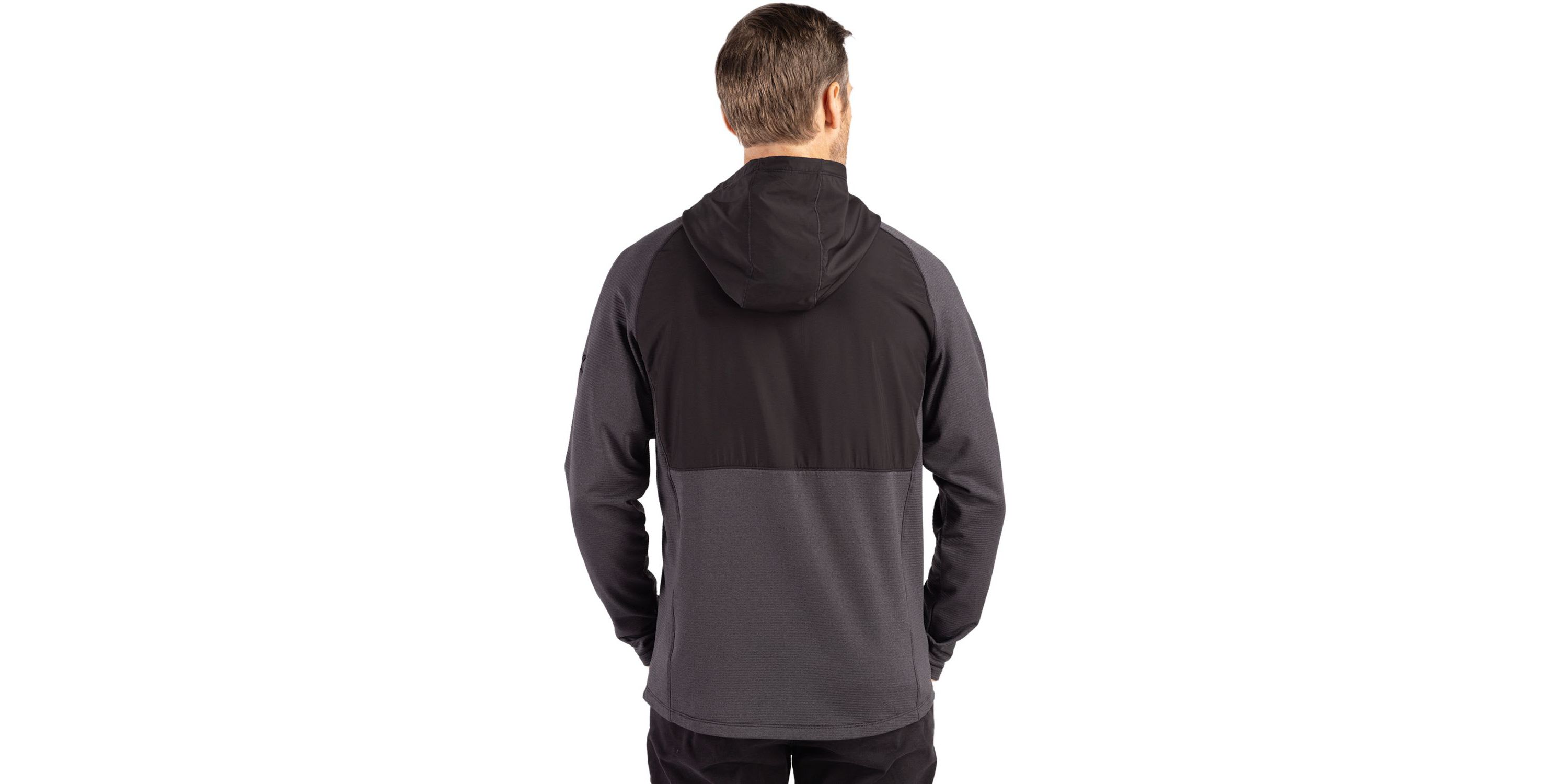 Big & Tall Cutter & Buck Peshastin Fleece Recycled Mens Hybrid Jacket