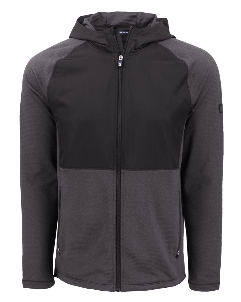 Big & Tall Cutter & Buck Peshastin Fleece Recycled Mens Hybrid Jacket