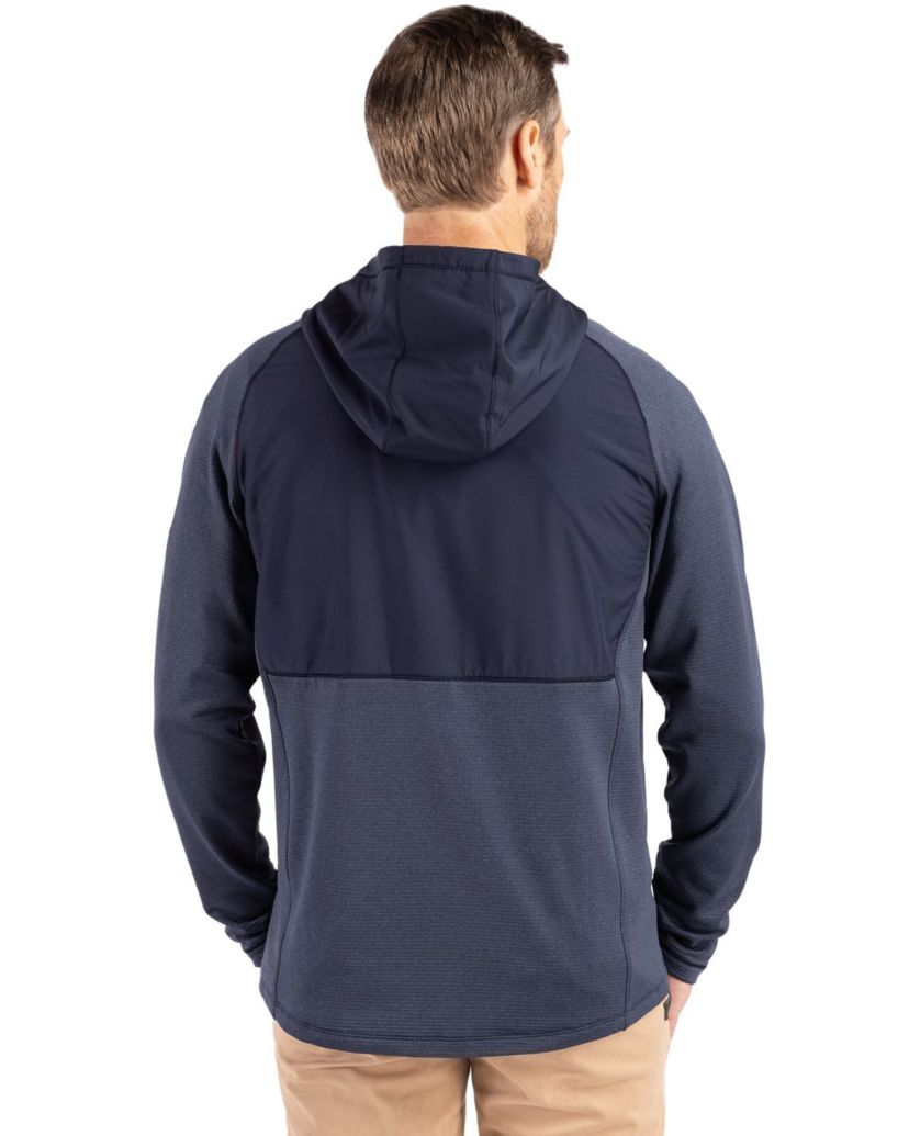 Big & Tall Cutter & Buck Peshastin Fleece Recycled Mens Hybrid Jacket