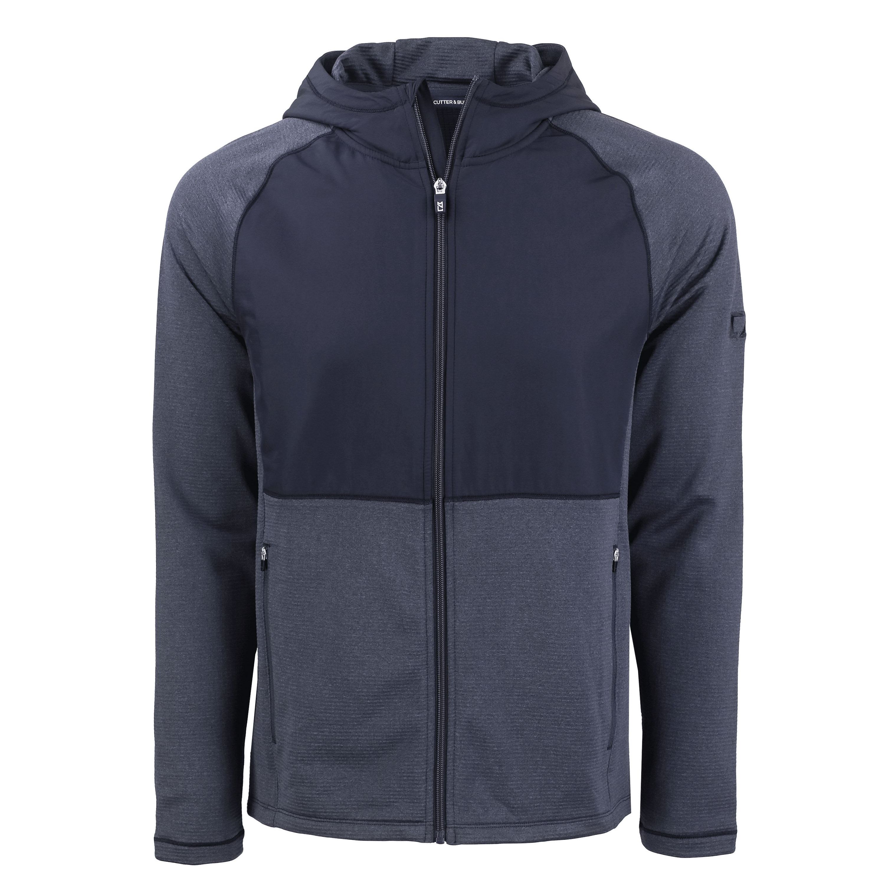 Big & Tall Cutter & Buck Peshastin Fleece Recycled Mens Hybrid Jacket