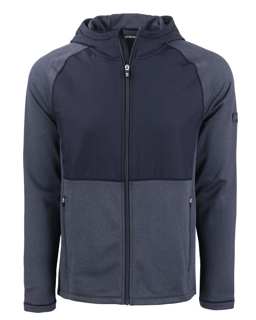 Big & Tall Cutter & Buck Peshastin Fleece Recycled Mens Hybrid Jacket