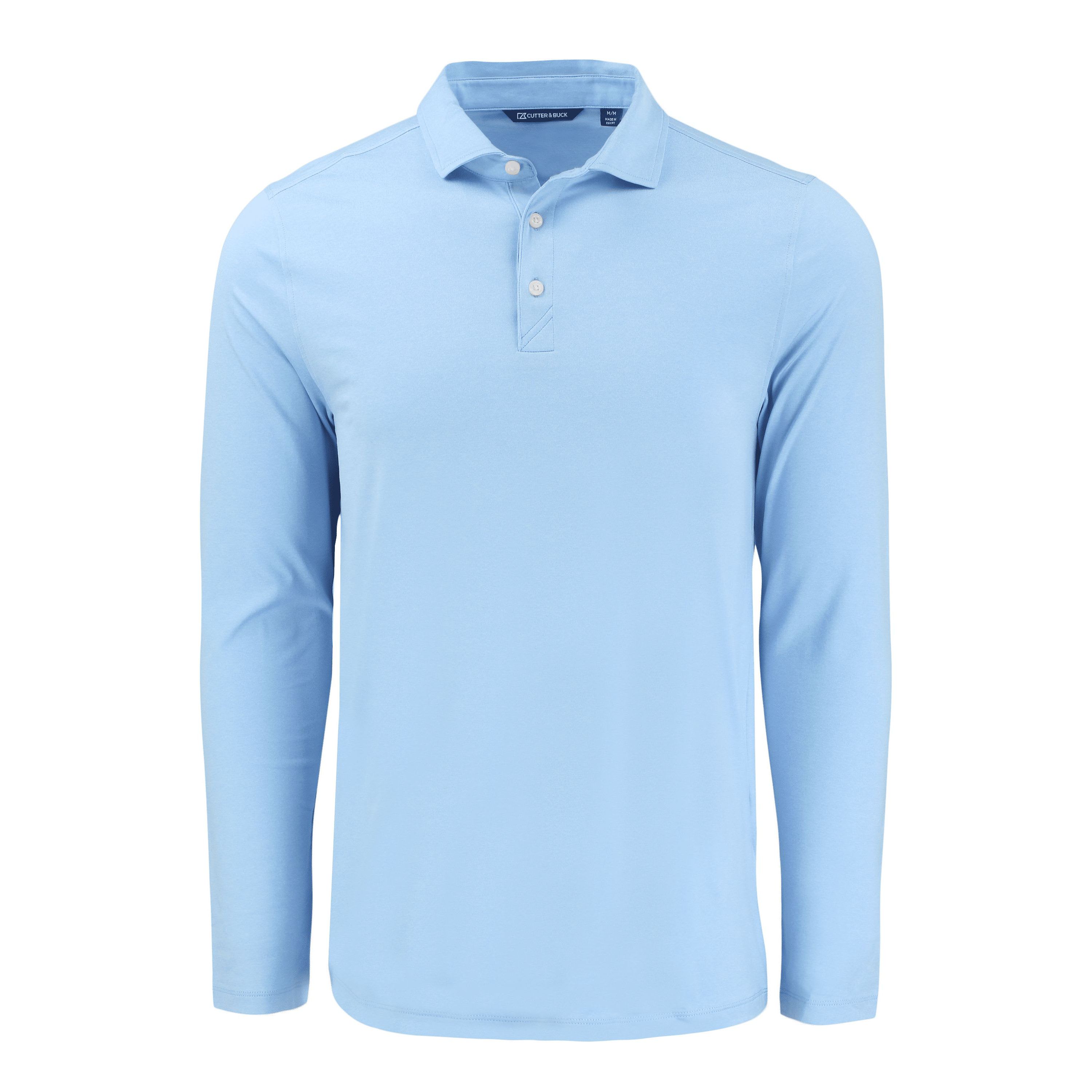 Big & Tall Cutter & Buck Coastline Epic Comfort Eco Recycled Mens Long Sleeve Polo