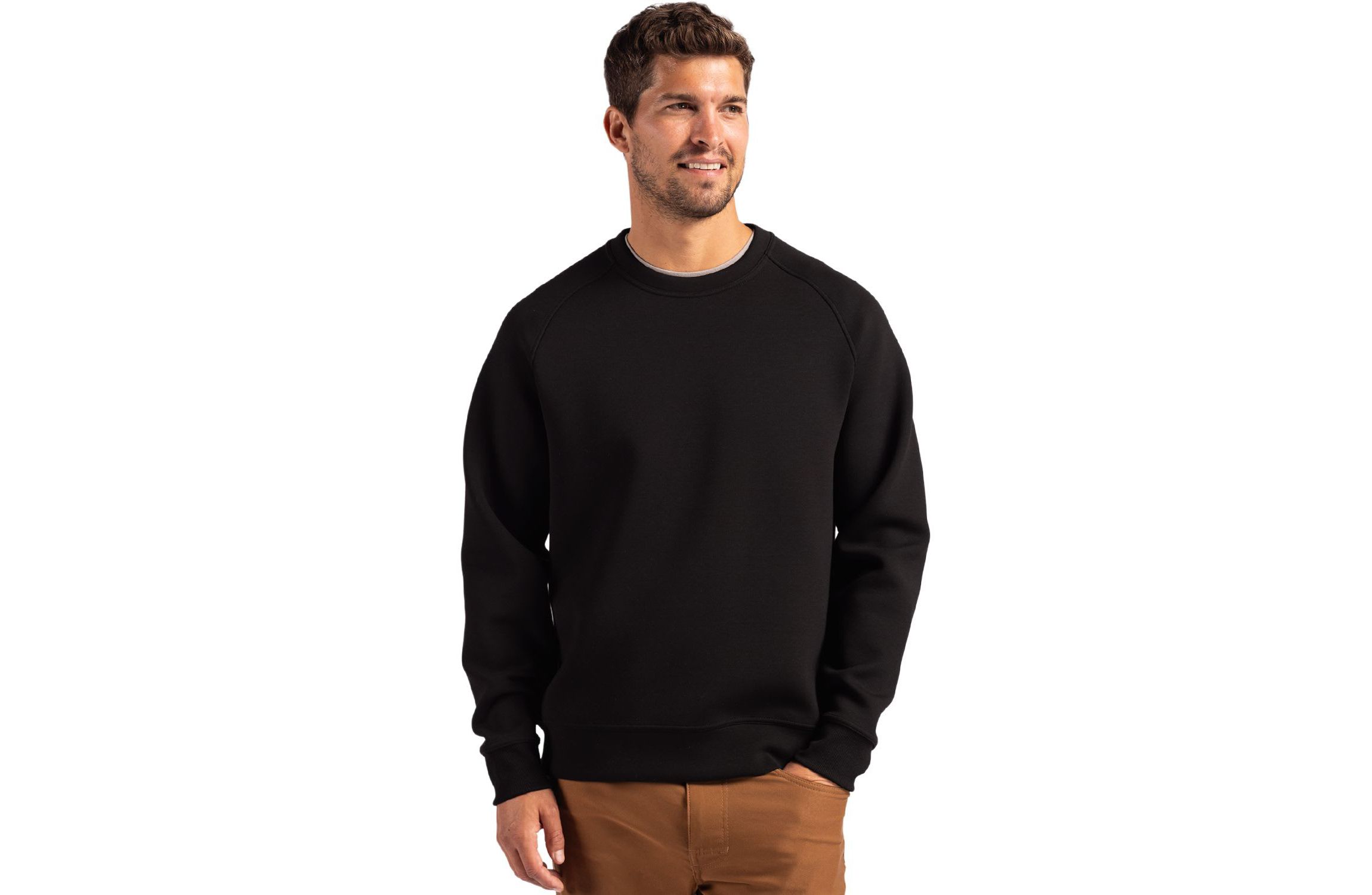 Big & Tall Cutter & Buck Roam Recycled Crew Neck Mens Pullover