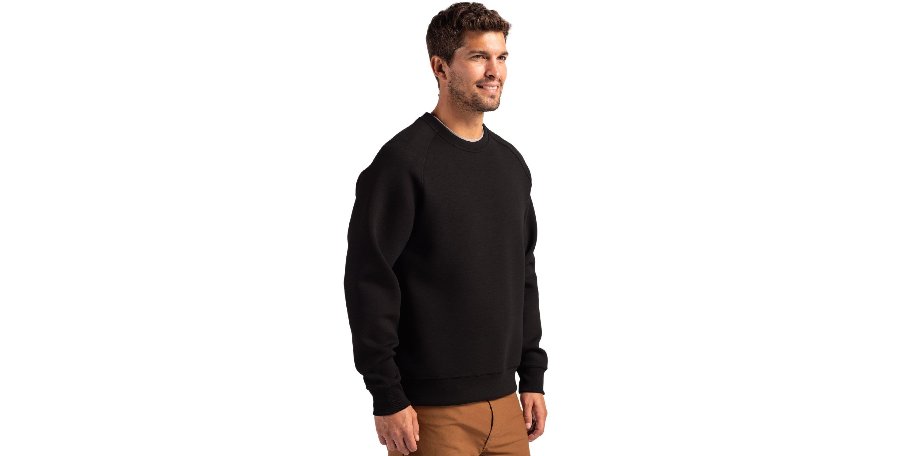 Big & Tall Cutter & Buck Roam Recycled Crew Neck Mens Pullover