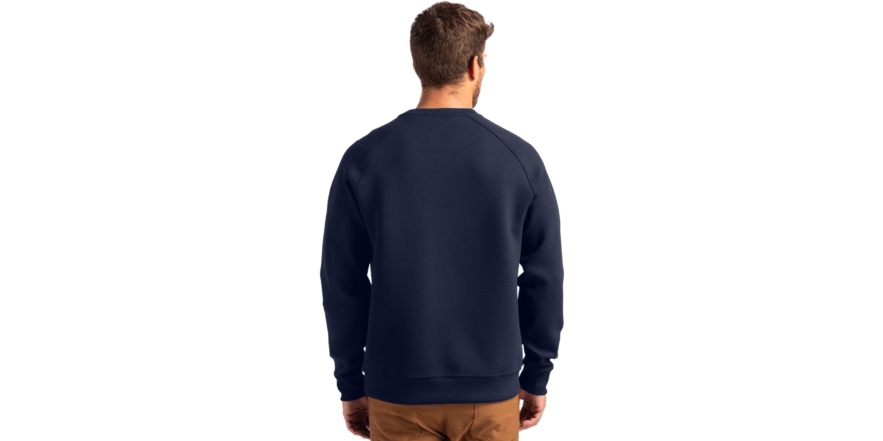 Big & Tall Cutter & Buck Roam Recycled Crew Neck Mens Pullover