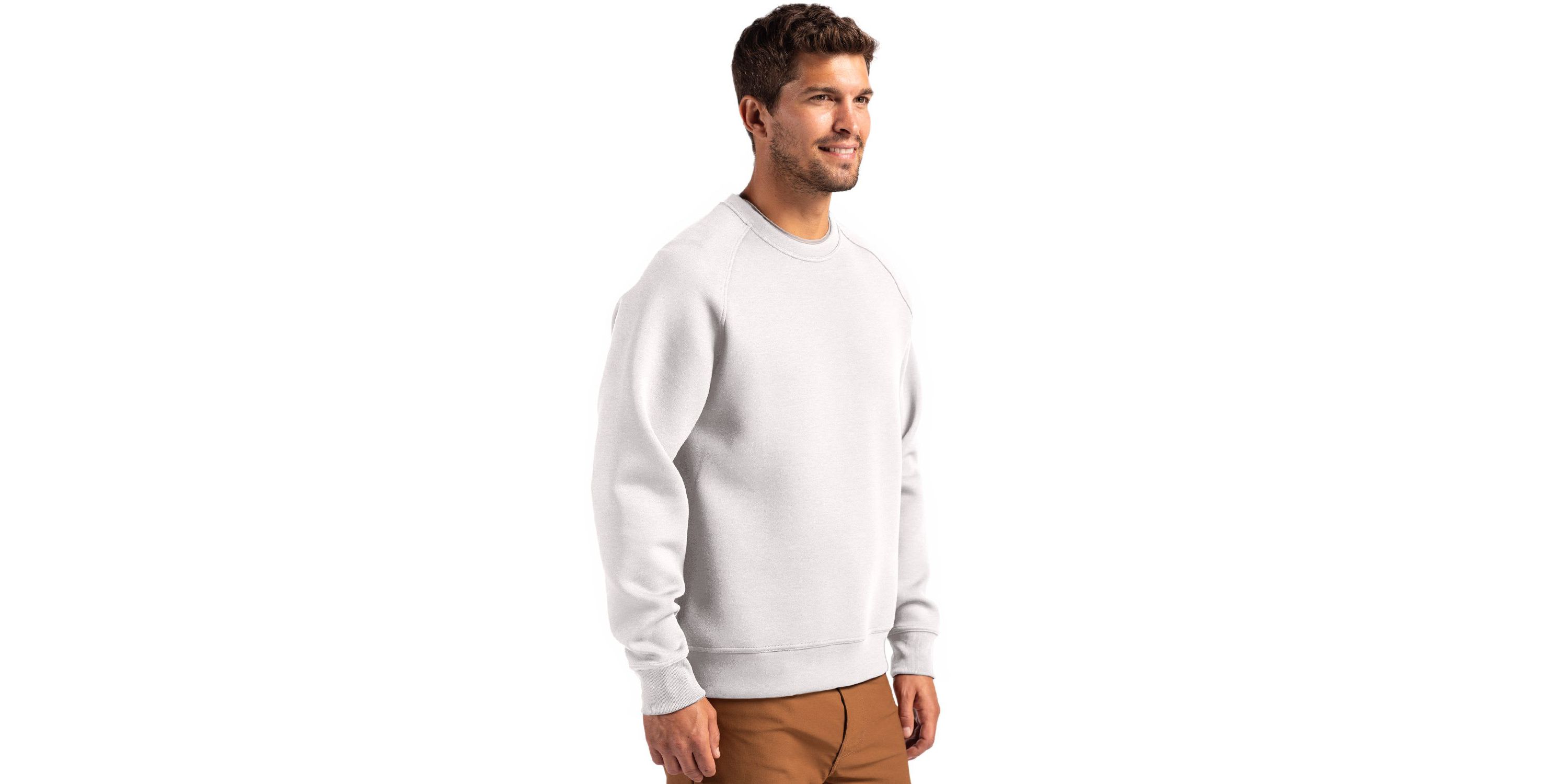 Big & Tall Cutter & Buck Roam Recycled Crew Neck Mens Pullover