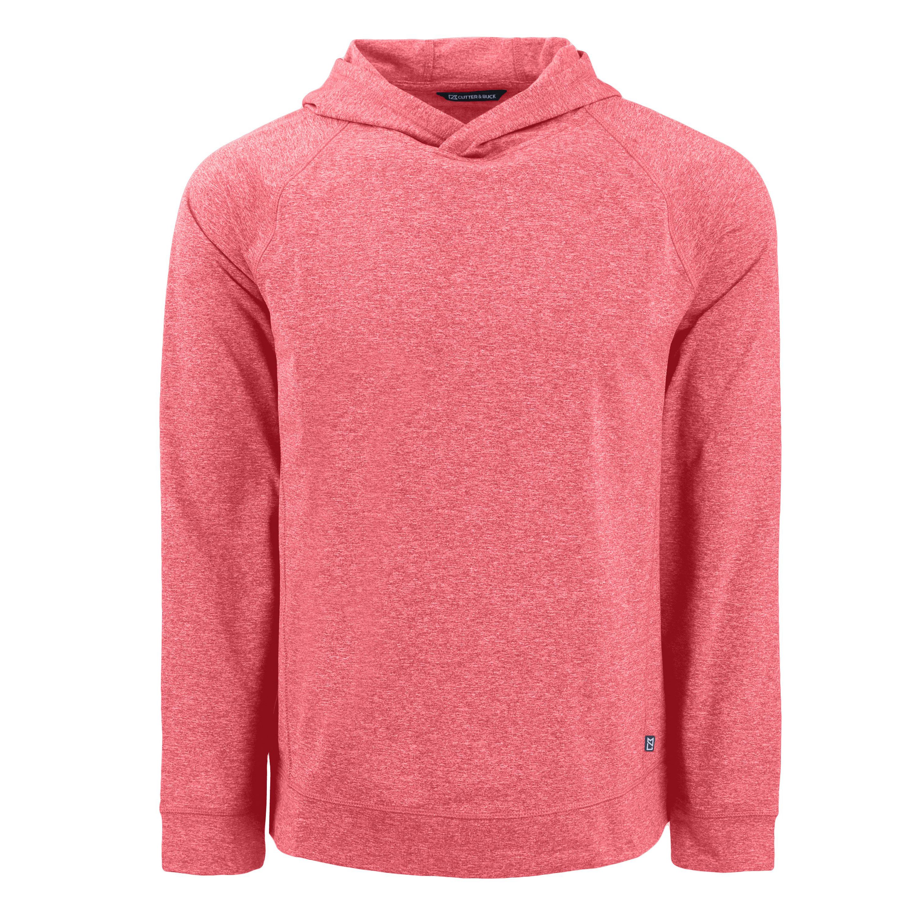 Cutter & Buck Adapt Knit Recycled Mens Heathered Hooded Pullover