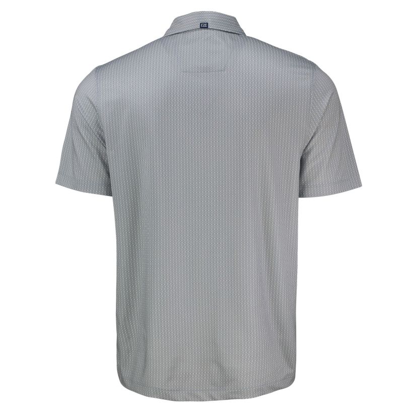 Cutter & Buck Pike Eco Shadow Check Print Recycled Mens Polo
