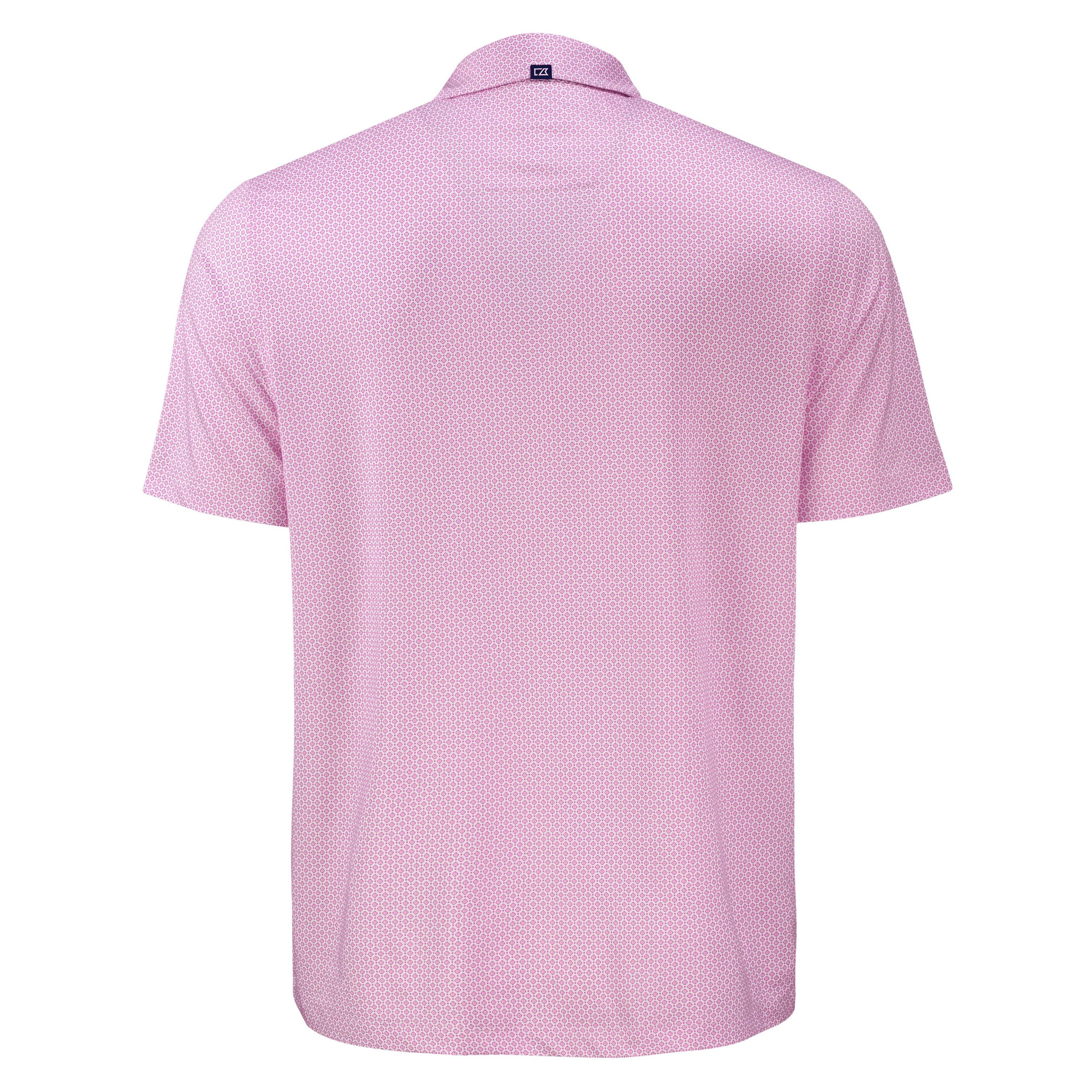 Cutter & Buck Pike Eco Diamond Dot Print Recycled Mens Polo