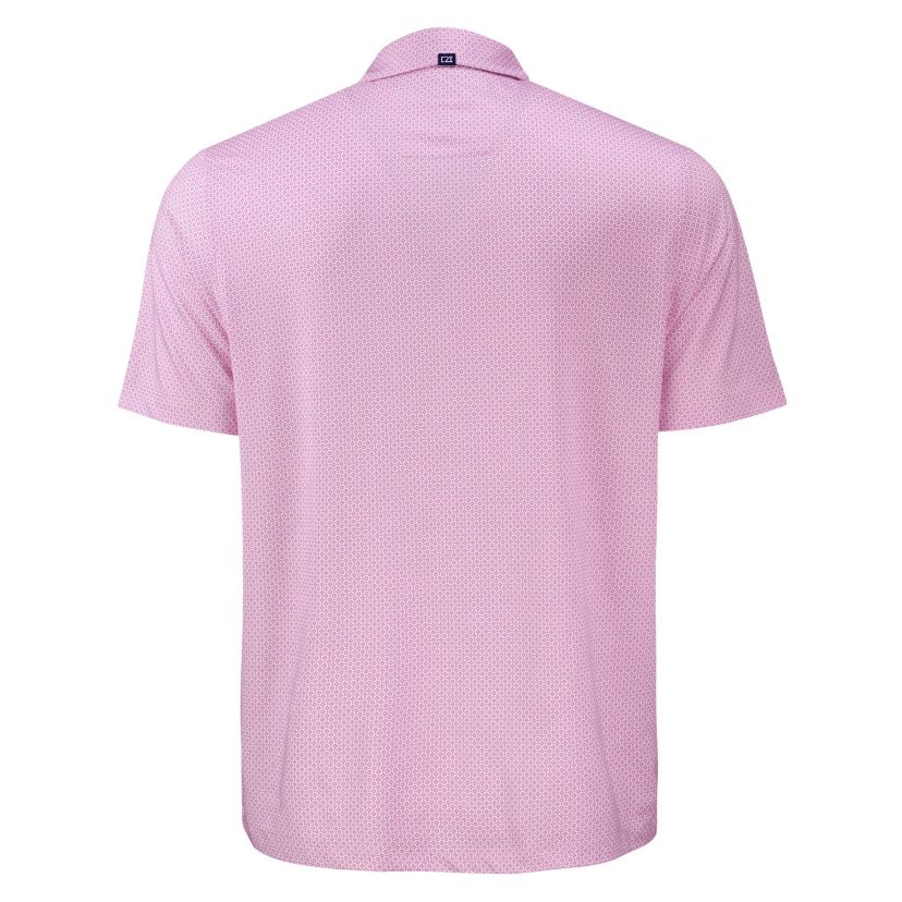 Cutter & Buck Pike Eco Diamond Dot Print Recycled Mens Polo