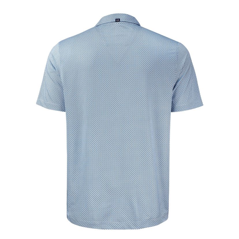 Cutter & Buck Pike Eco Diamond Dot Print Recycled Mens Polo