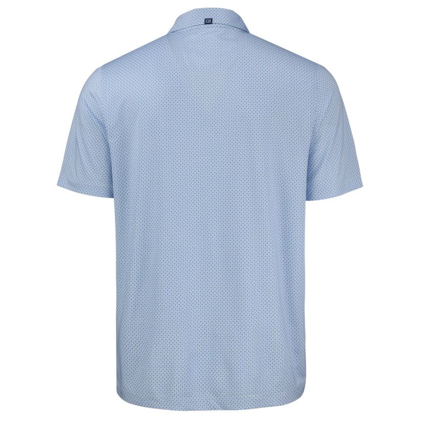 Cutter & Buck Pike Eco Diamond Dot Print Recycled Mens Polo