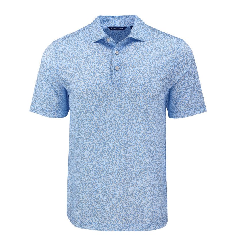 Cutter & Buck Pike Eco Flora Print Mens Polo