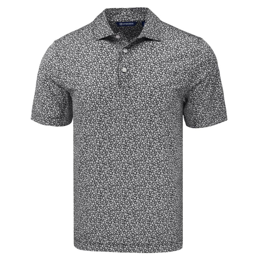 Cutter & Buck Pike Eco Flora Print Mens Polo
