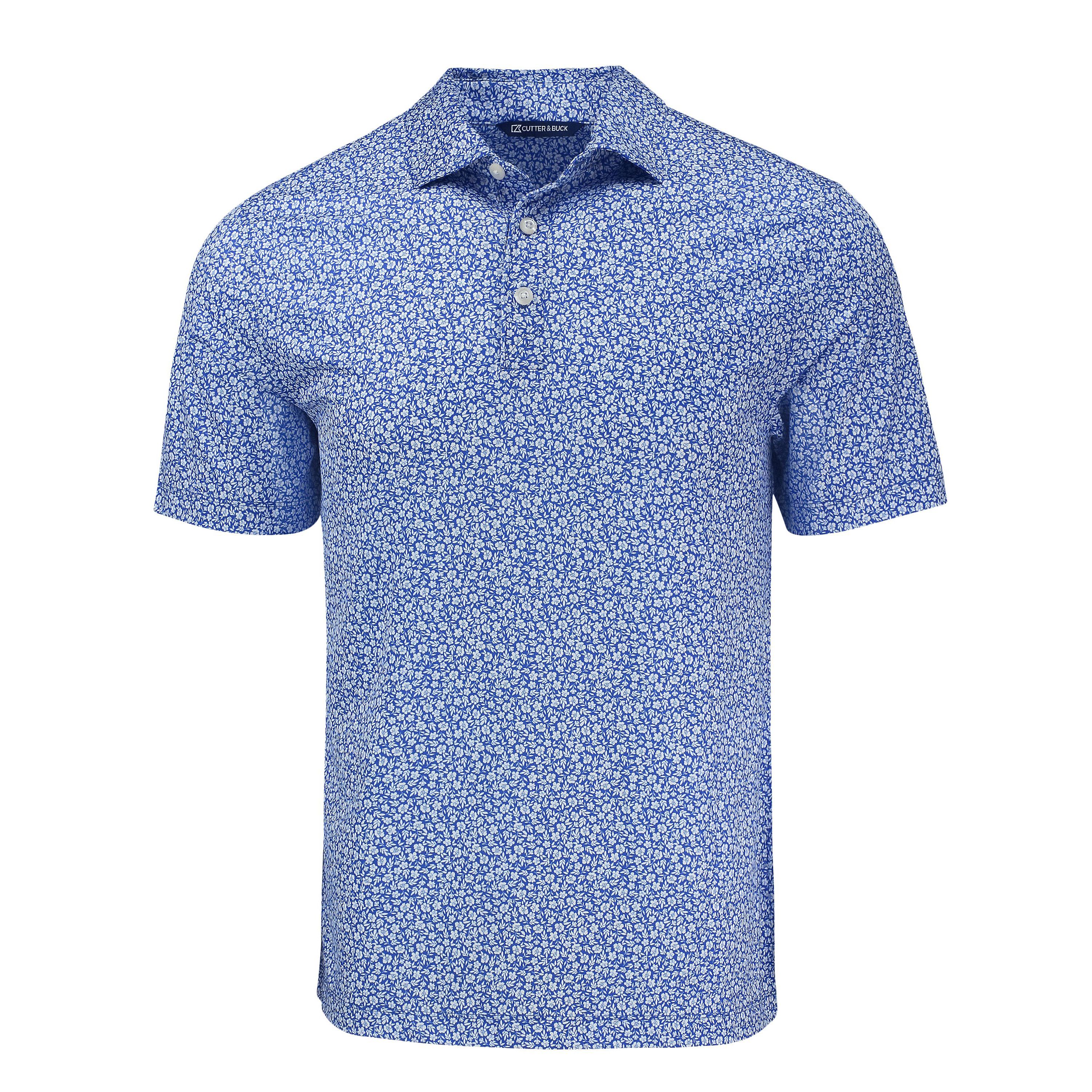 Cutter & Buck Pike Eco Flora Print Mens Polo