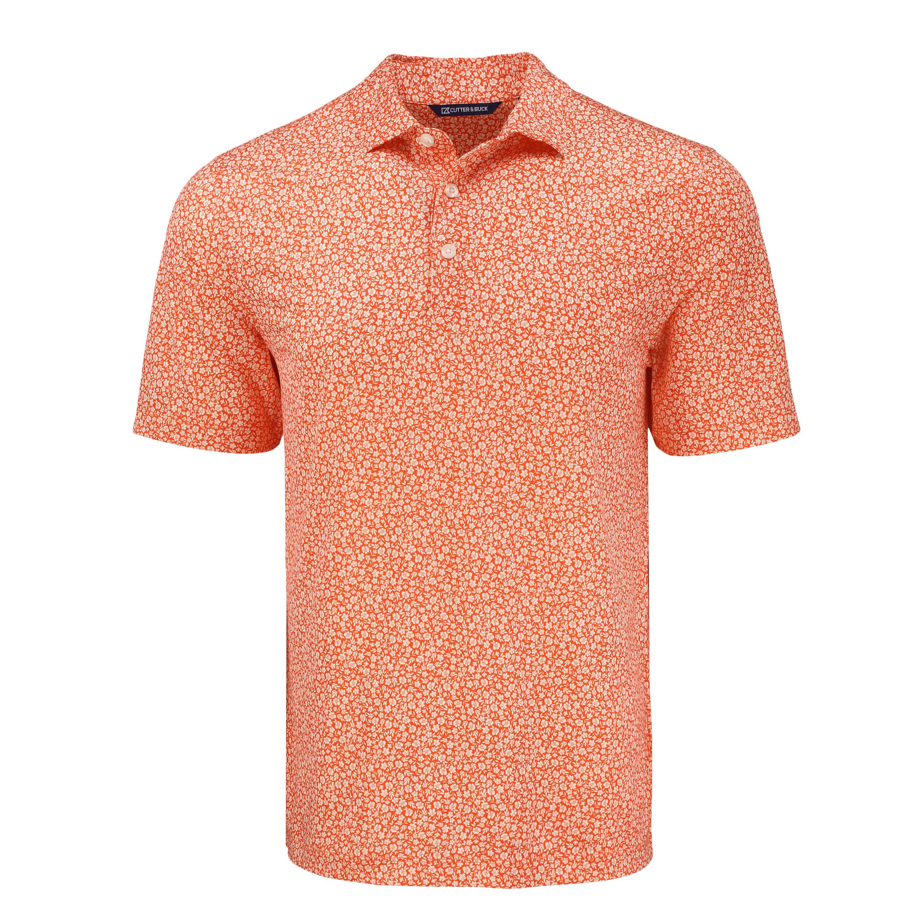 Cutter & Buck Pike Eco Flora Print Mens Polo