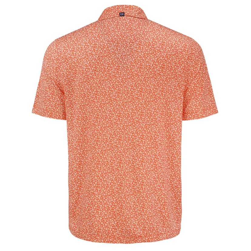 Cutter & Buck Pike Eco Flora Print Mens Polo