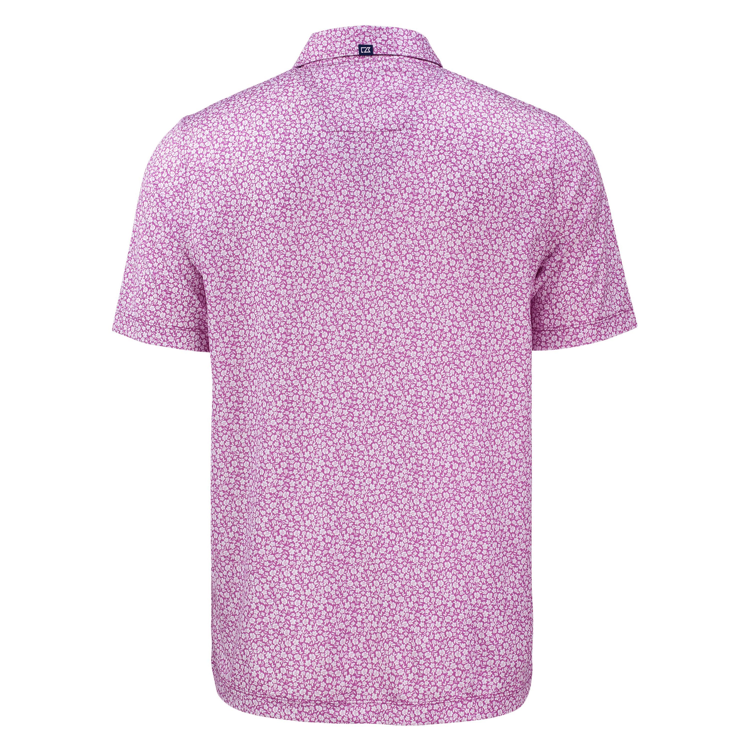 Cutter & Buck Pike Eco Flora Print Mens Polo