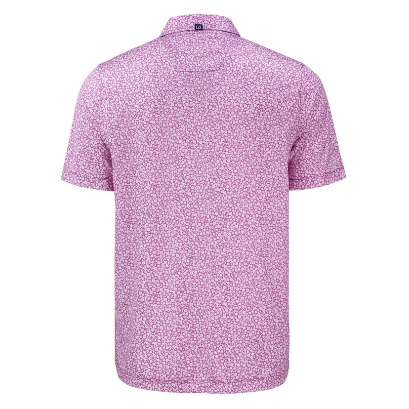 Cutter & Buck Pike Eco Flora Print Mens Polo