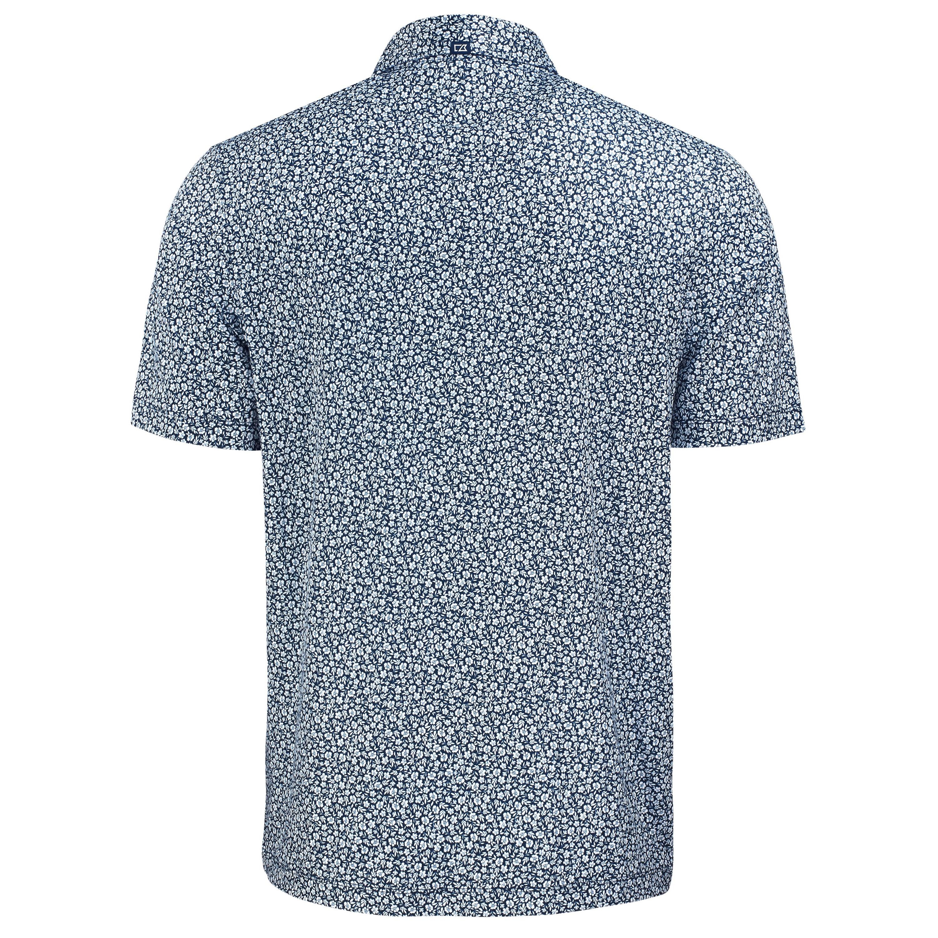 Cutter & Buck Pike Eco Flora Print Mens Polo